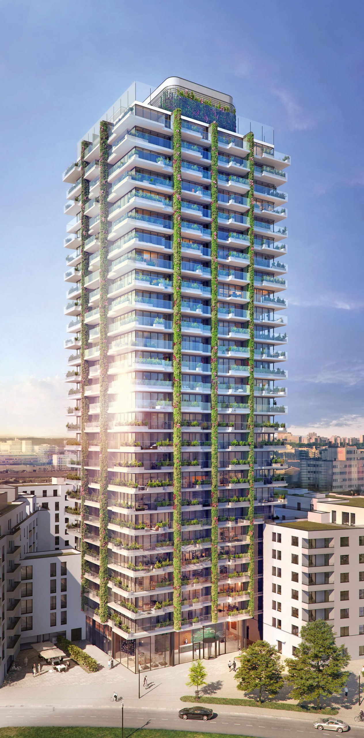 EDEN Frankfurt Wohnhochhaus - GSP JLL Mattheußer