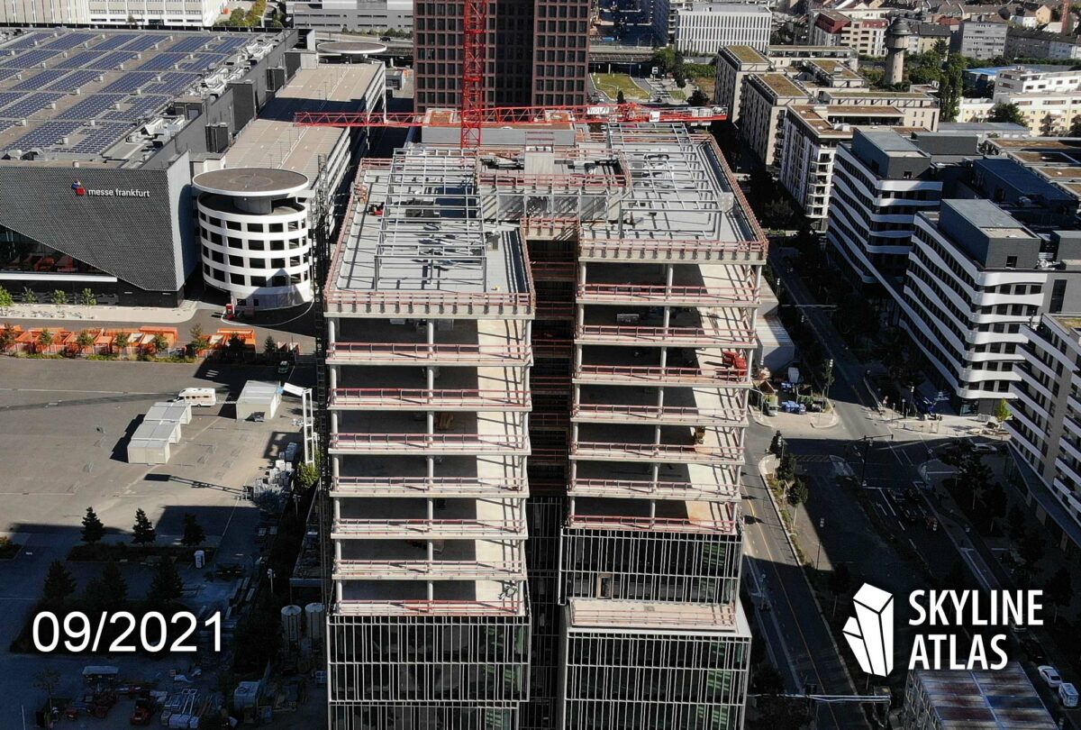 FAZHochhaus in Frankfurt Frankfurter Allgemeine Zeitung FAZ Tower