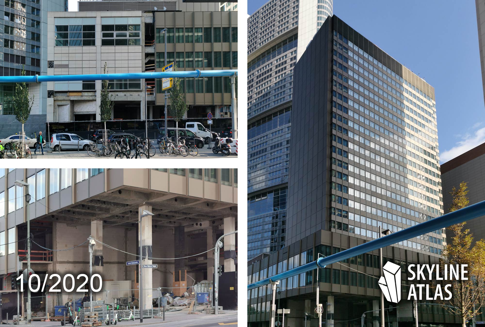Frankfurt Global Tower Baustelle - Baufortschritt Oktober 2020 - Architekt Holger Meyer Architektur