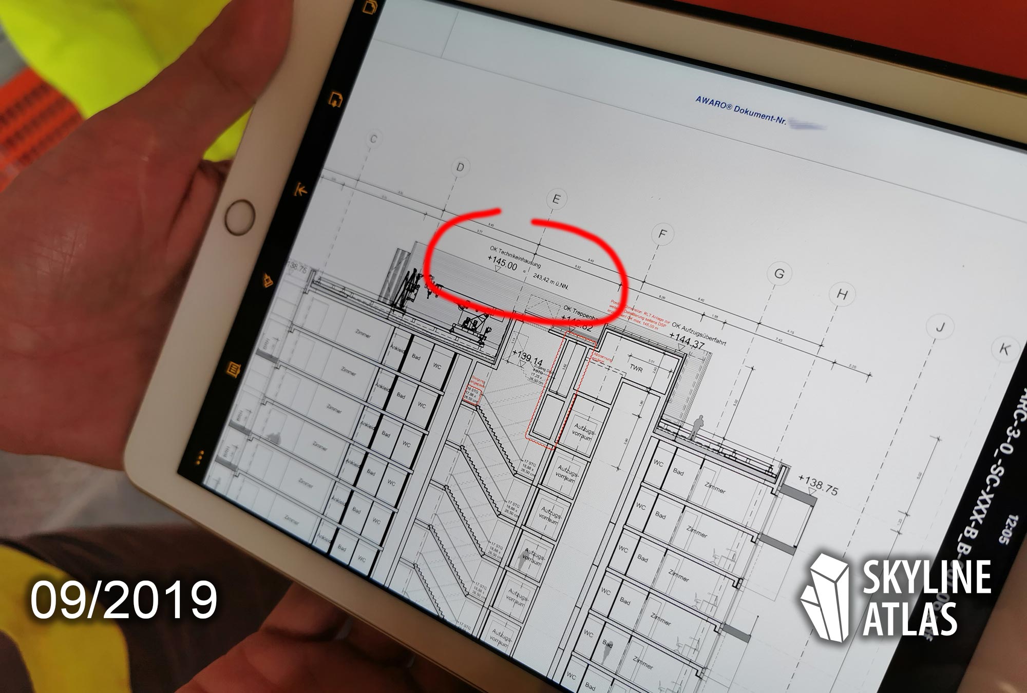 one-forty-west-hoehe-gebaeudehoehe-schnitt-ipad-plan-planung-zeichnung ONE FORTY WEST - Höhe - Gebäudehöhe - Schnitt - iPad - Planung - Zeichnung