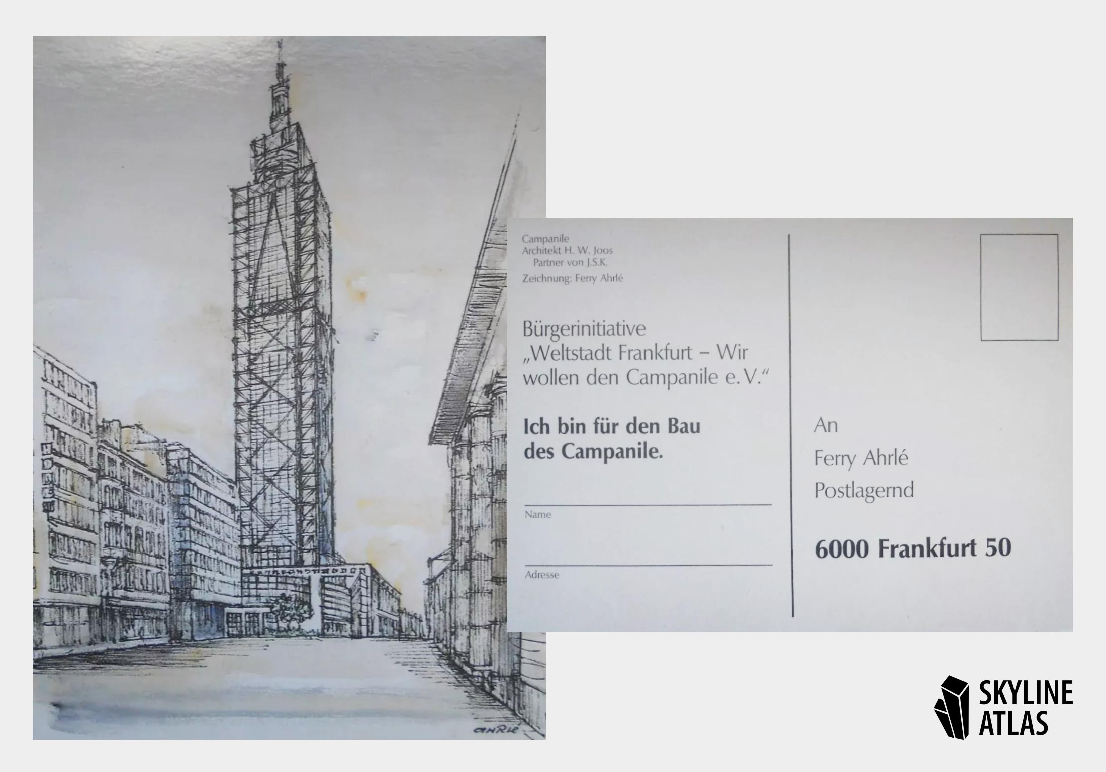 campanile-postkarte-werbeaktion-gegen-hochhausprotest-frankfurt Werbeaktion Pro Campanile