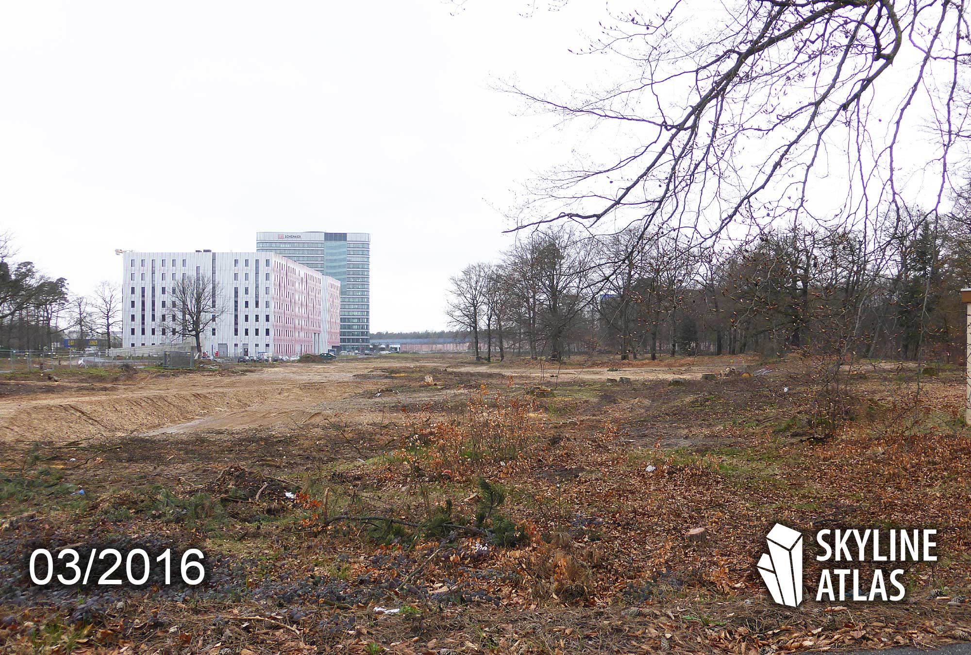 Baufeld 3 Gateway Gardens - Standort vom künftigen Steigenberger Flughafenhotel Frankfurt