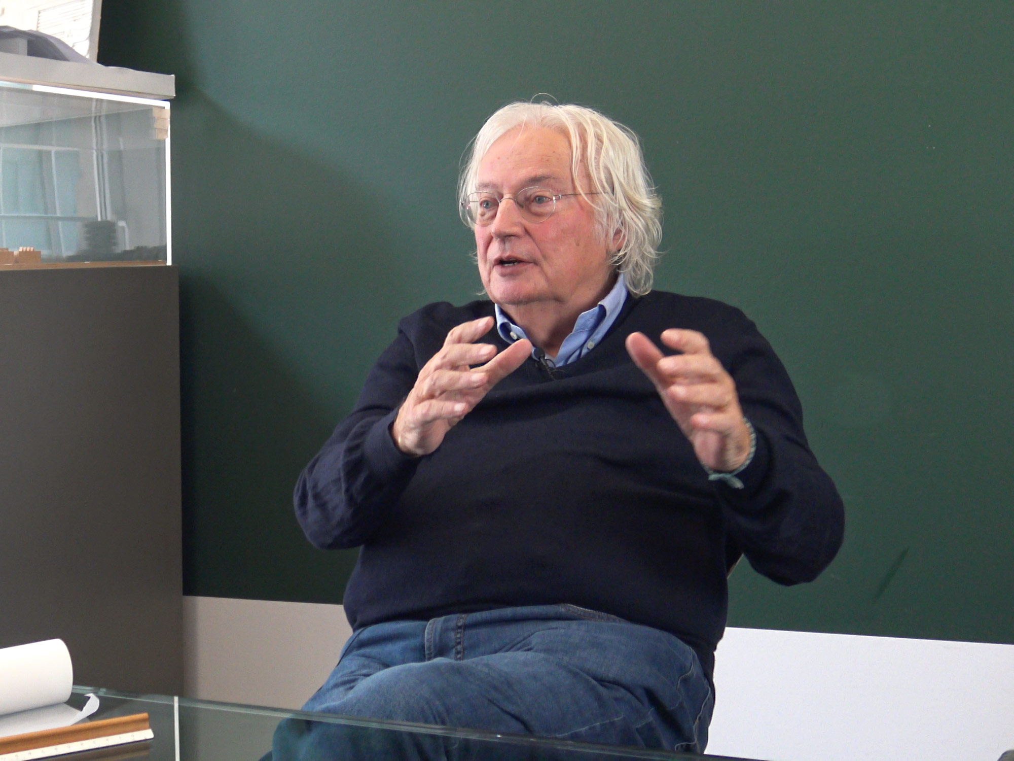 Architektur Diskussion mit Jochem Jourdan - Stadtplaner in Frankfurt