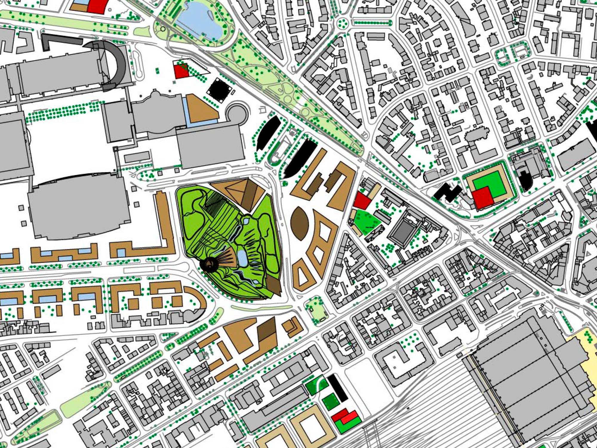 Hochhaus Entwicklungsplan Frankfurt 2008 - Jourdan & Müller PAS