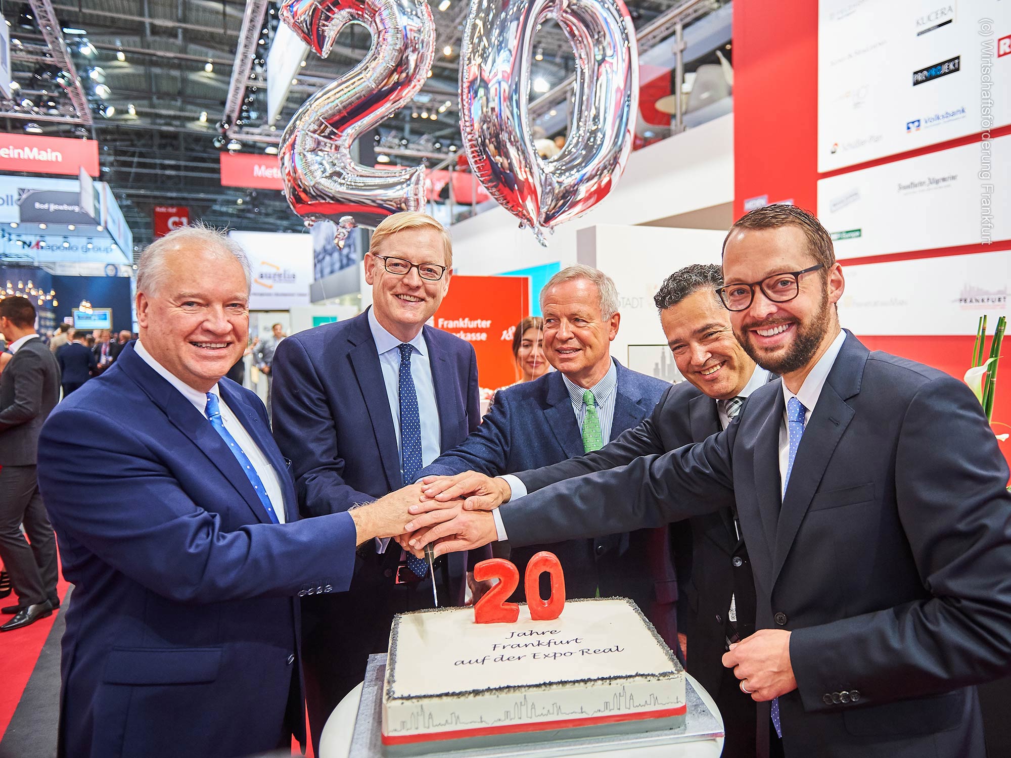 wirtschaftsfoerderung-frankfurt-expo-real-gemeinschaftsstand-rhein-main-gebiet 20 Jahre EXPO REAL - Wirtschaftsförderung FFM feiert mit Politikern auf der EXPO REAL den Stand für Frankfurt und das Rhein-Main-Gebiet