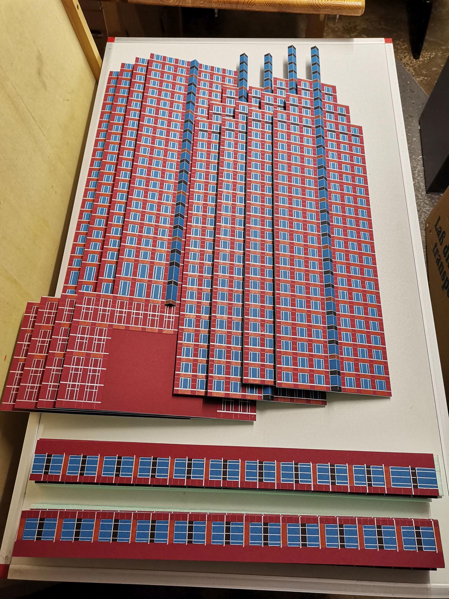 Fassadenelemente - Fassadenteile - Hochhaus Frankfurt