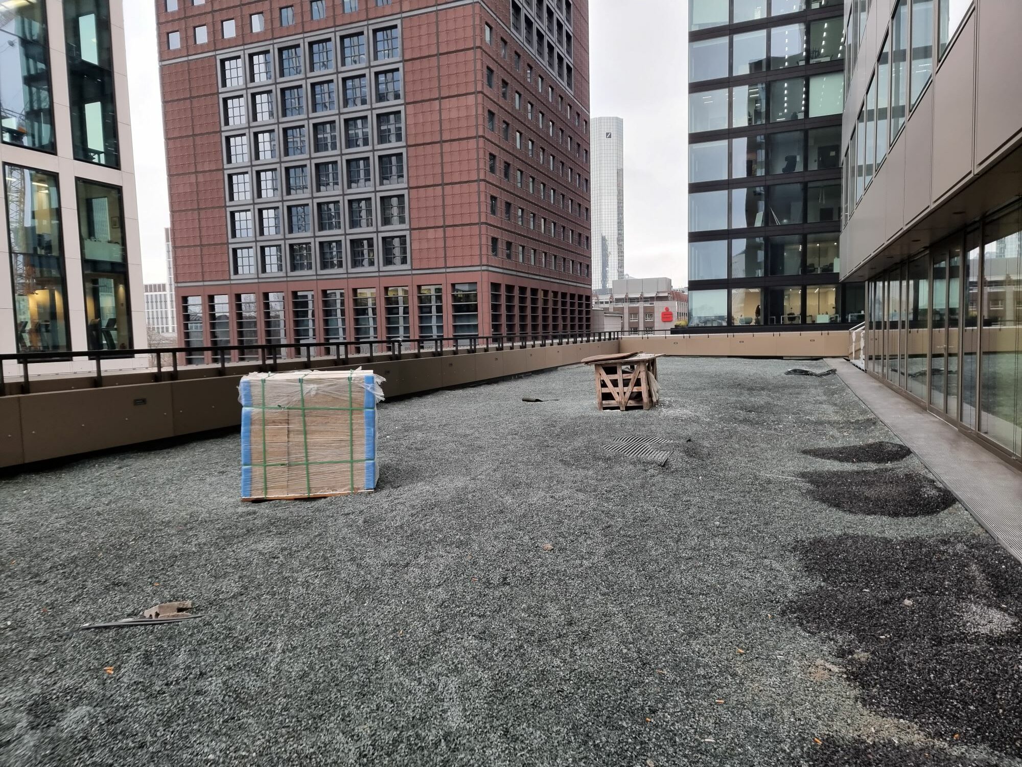 Global Tower Rooftop Terrasse - Global Tower, Frankfurt - Dezember 2021