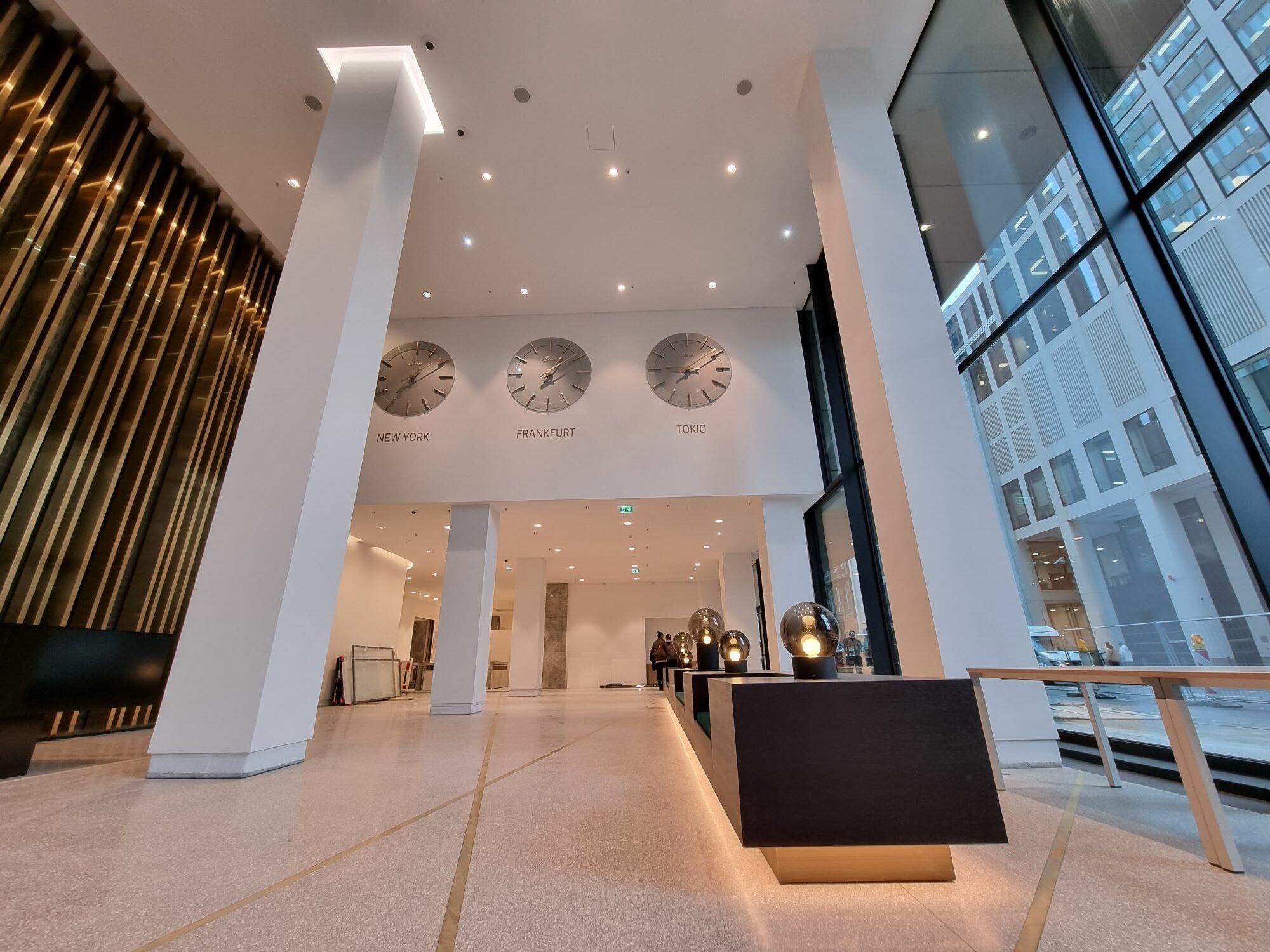 Global Tower Lobby - Global Tower, Frankfurt - Dezember 2021