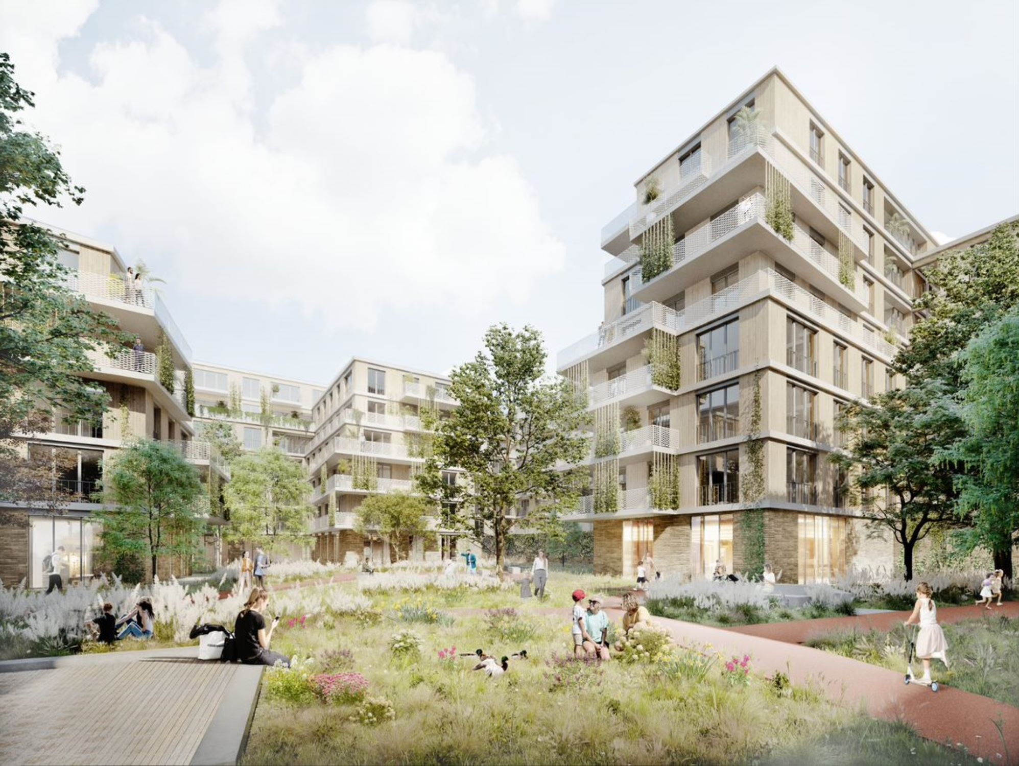 Hellerhöfe Quartier Frankfurter Gallus Schmidtploecker Innenhöfe