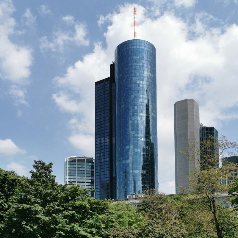 Bankenviertel Frankfurt besichtigen Hochhäuser und Geschichte