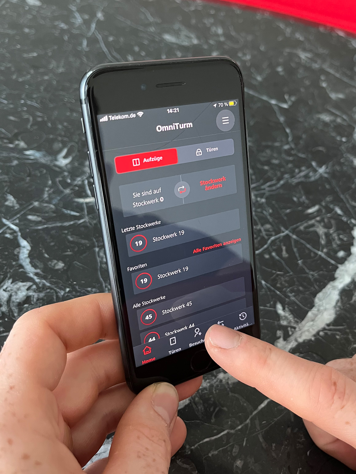 Omniturm-App-MyPort-Smartphone Omniturm-App-MyPort-Smartphone