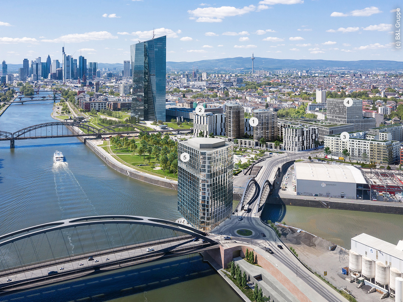 hafenpark-quartier-ballwanz-visualisierung Hafenpark-quartier-frankfurt-ostend-bauabschnitte