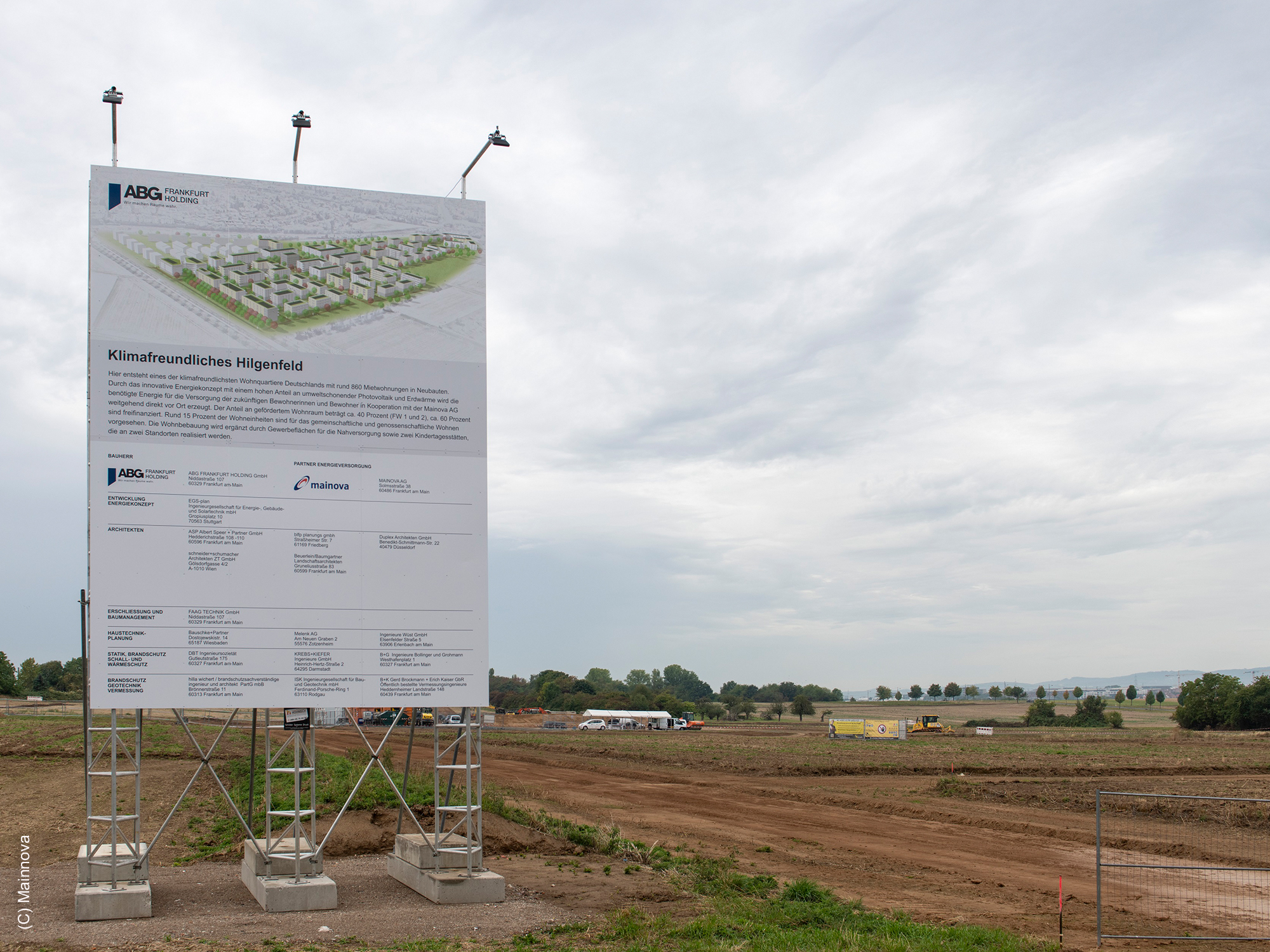 GB-Mainova-Klimaschutzquartier-Hilgenfeld-Baustellenschild