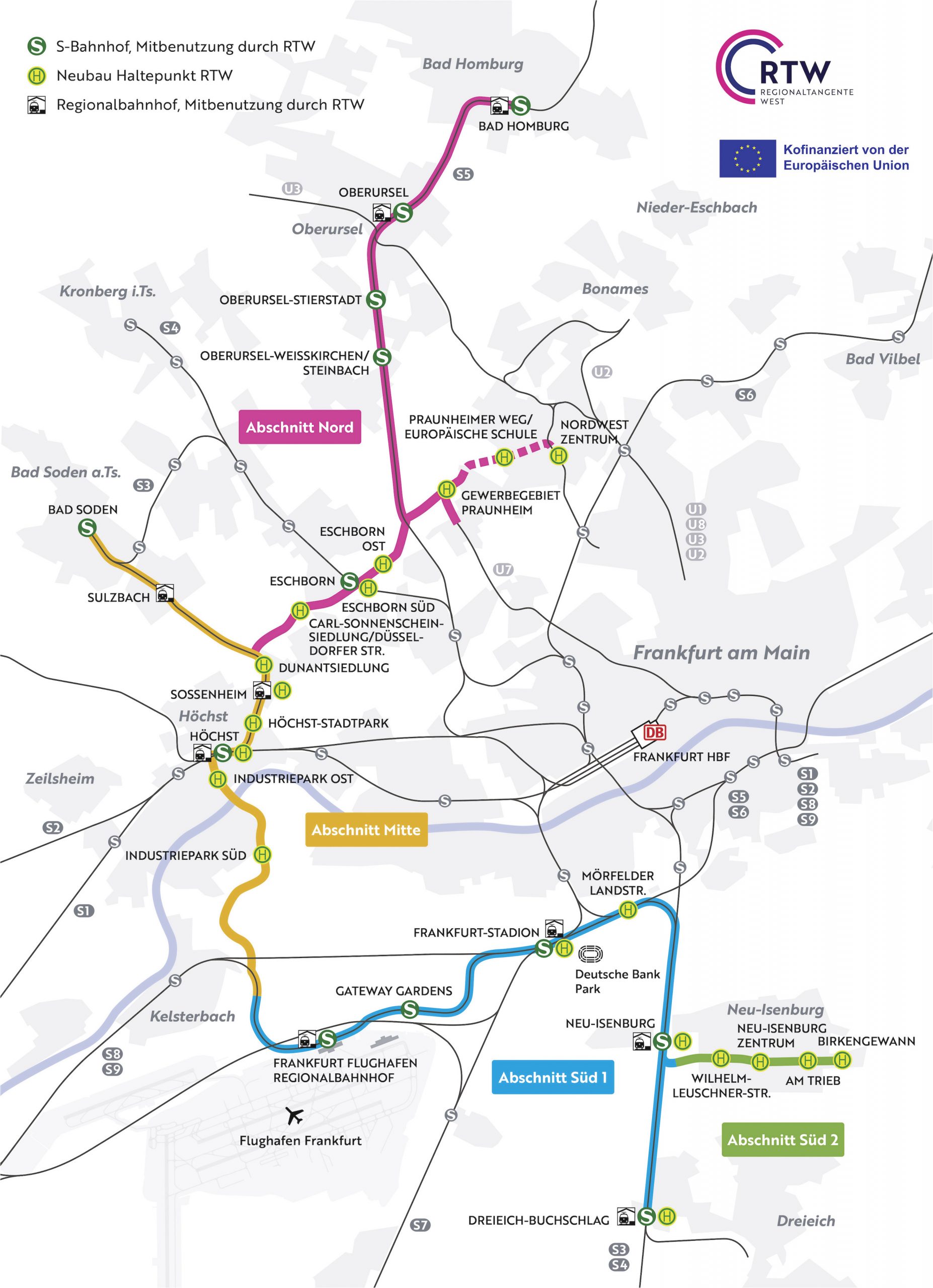 20210511_RTW_UES-2 Regionaltangente West Karte