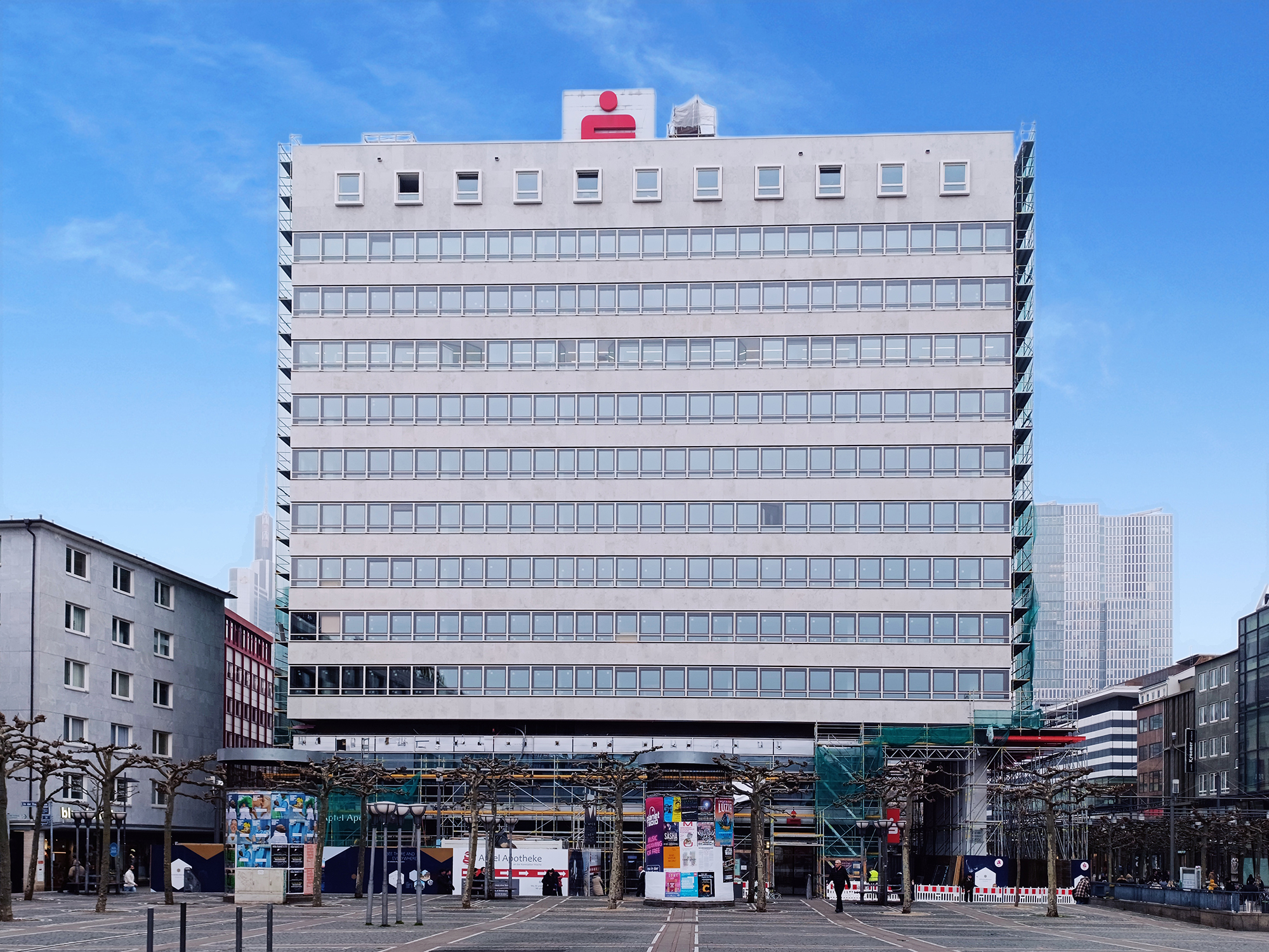 Bienenkorbhaus-Fassade-Züblin-Revitalisierung-Zeil-Konstablerwache-Denkmalschutz Bienenkorbhaus - Fassade - Züblin - Revitalisierung - Zeil - Konstablerwache - Denkmalschutz