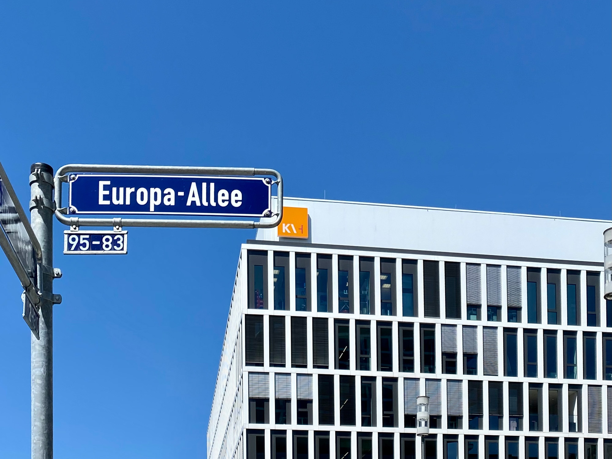Europaallee - Europaviertel - Frankfurt - Hochhaus