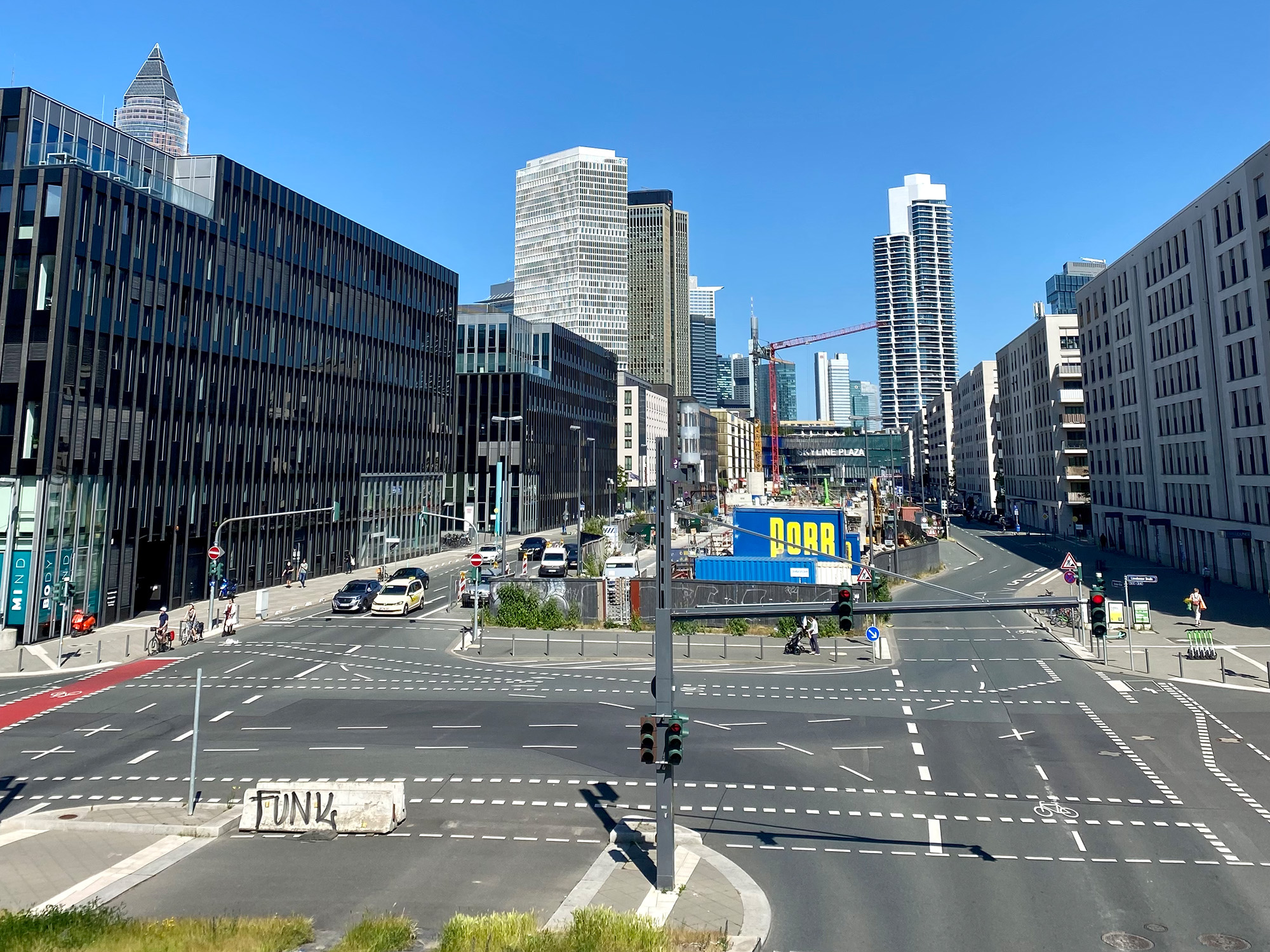 Europaviertel - Europa - Allee - U-Bahn - Frankfurt