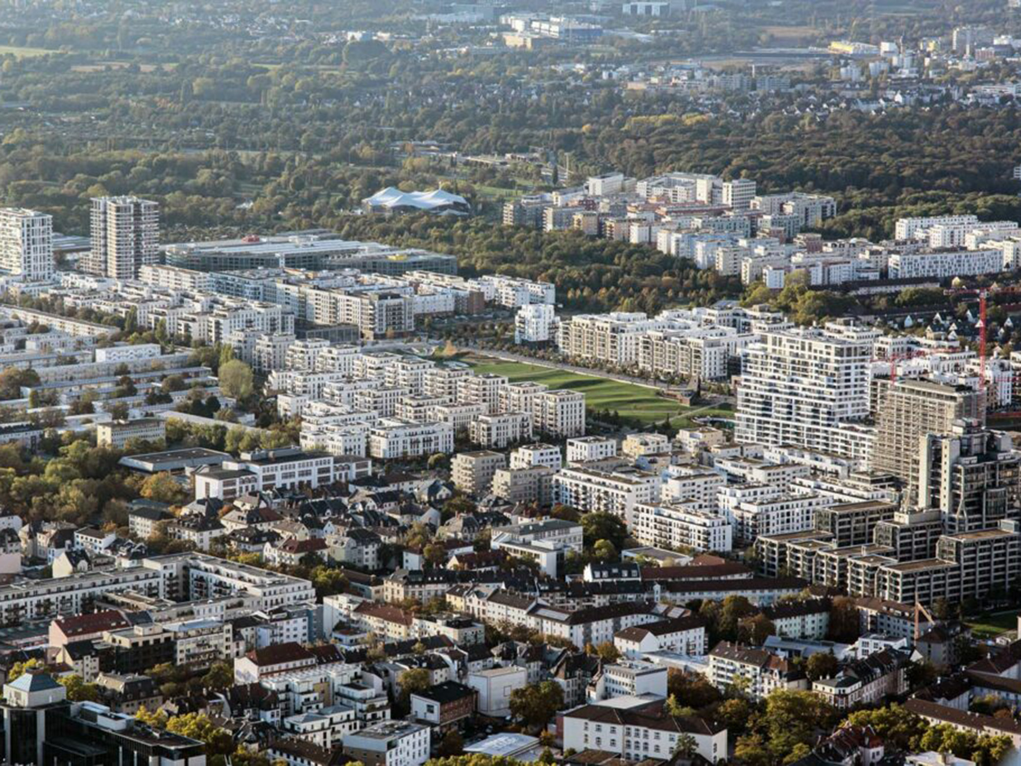 Europaviertel - Frankfurt - Luftbild
