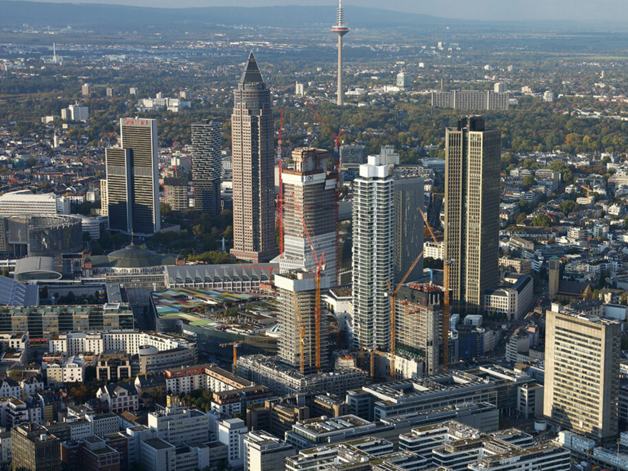 Europaviertel - Messeviertel - Hochhaus - Baustelle