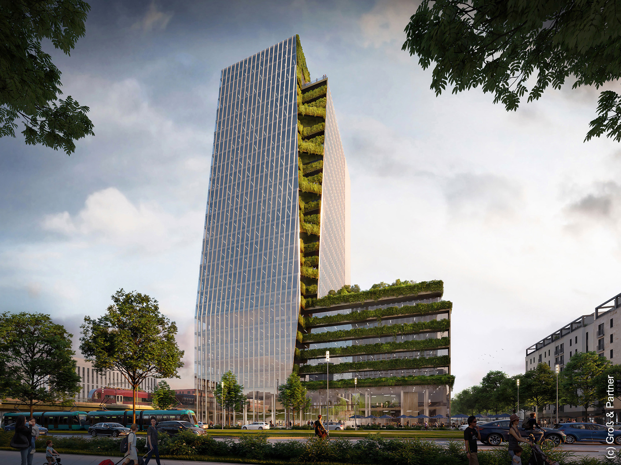 NION - Visualisierung - Europaviertel - Frankfurt - Hochhaus