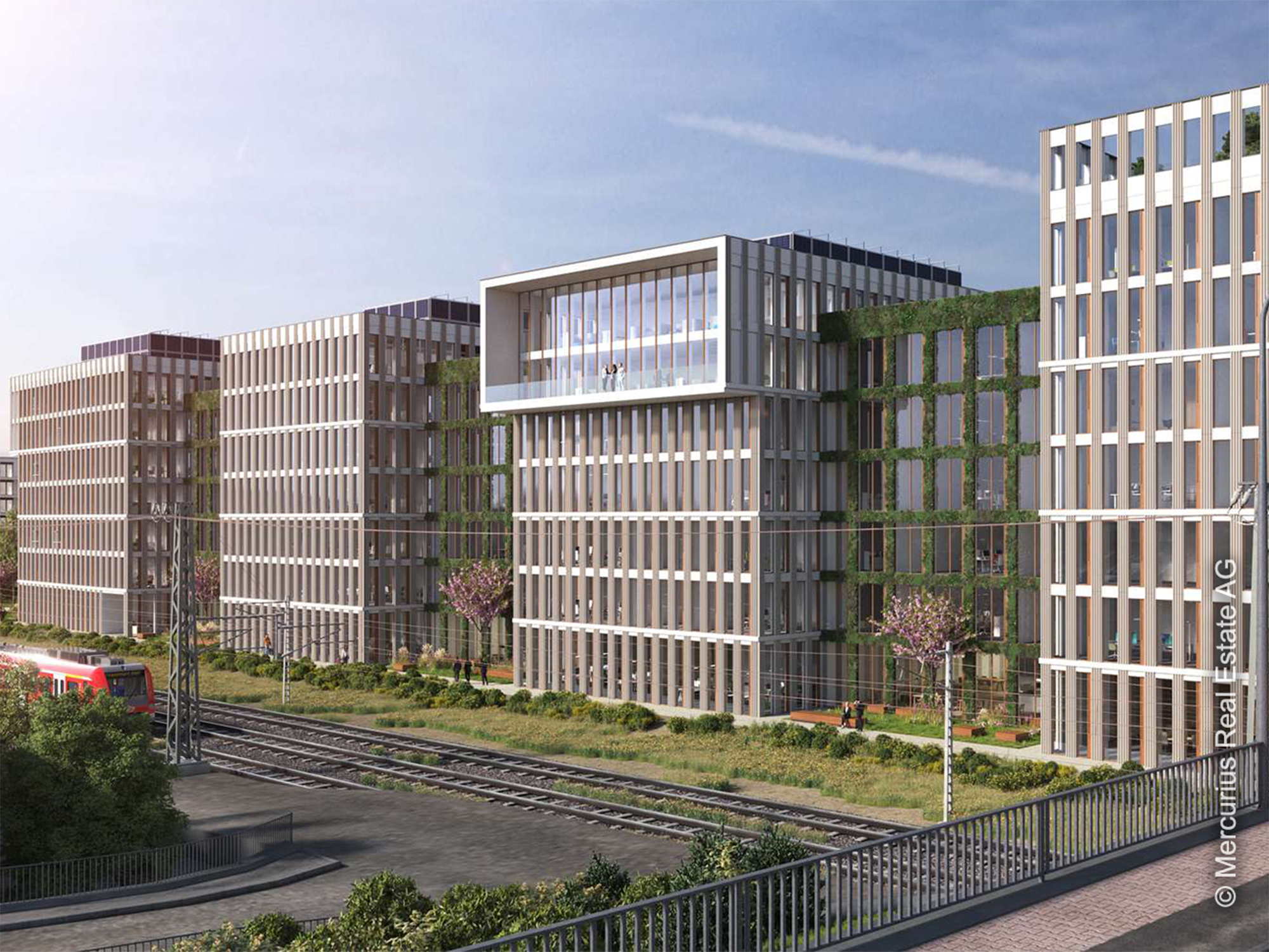 Green Cam: Großer Bürokomplex am Gleisvorfeld des Hauptbahnhofs geplant