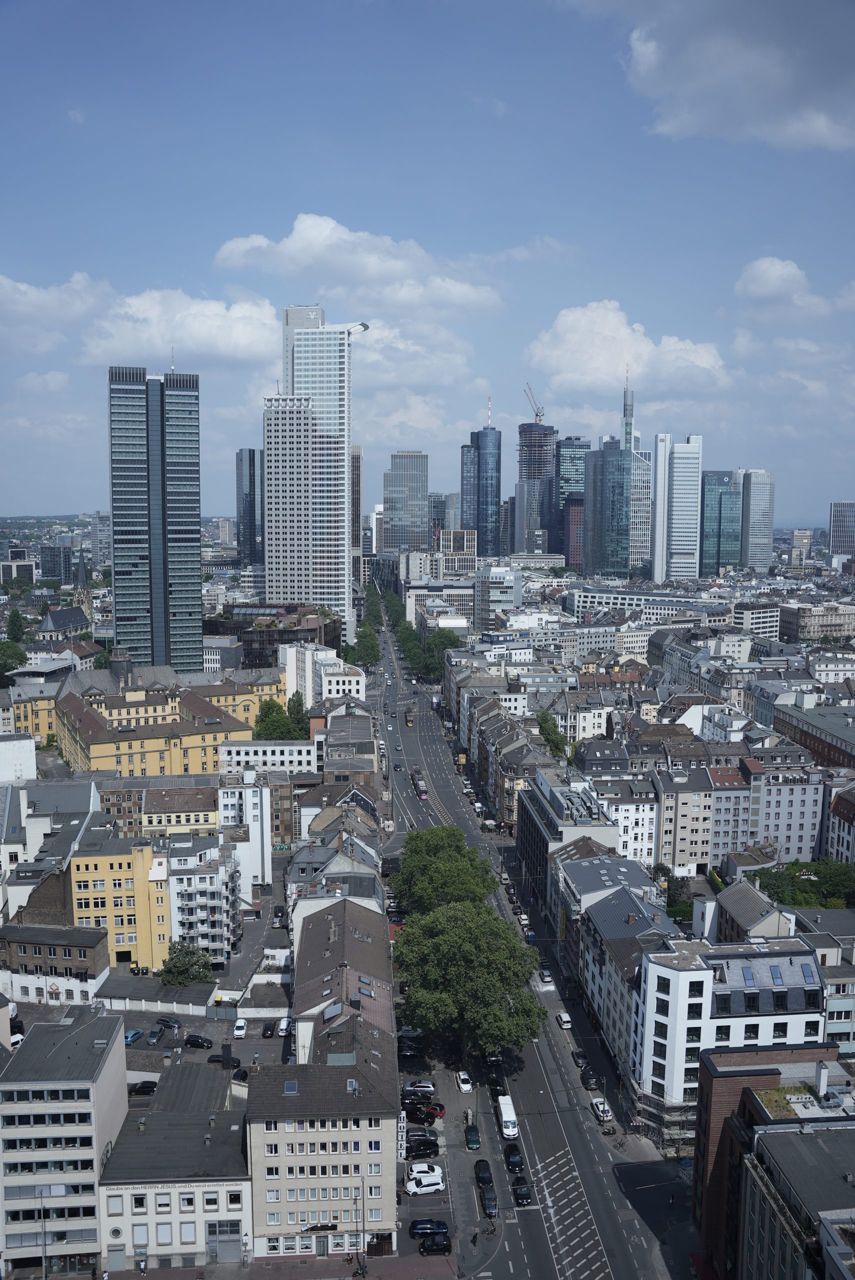 The Spin Ausblick The Spin - Blick Richtung Innenstadt