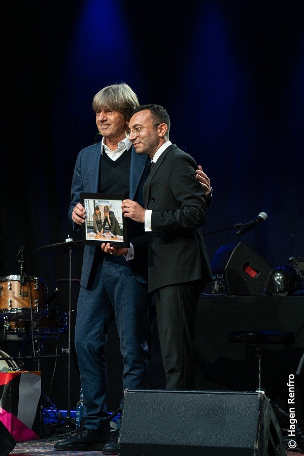 FOUR-Richtfest- FOUR Frankfurt - Richtfest - Mike Josef - Jürgen Groß