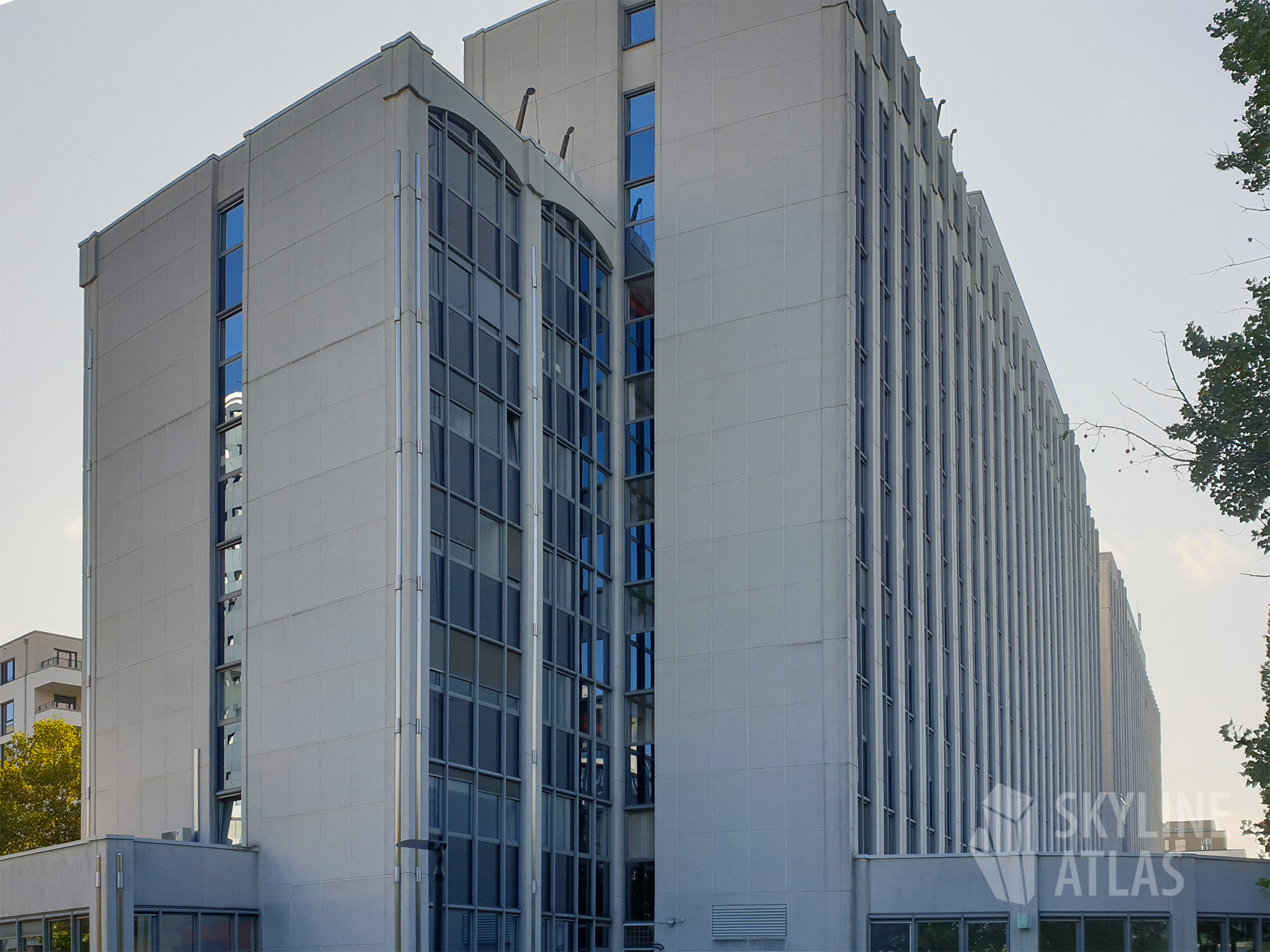 Hinterseite des Gebäude