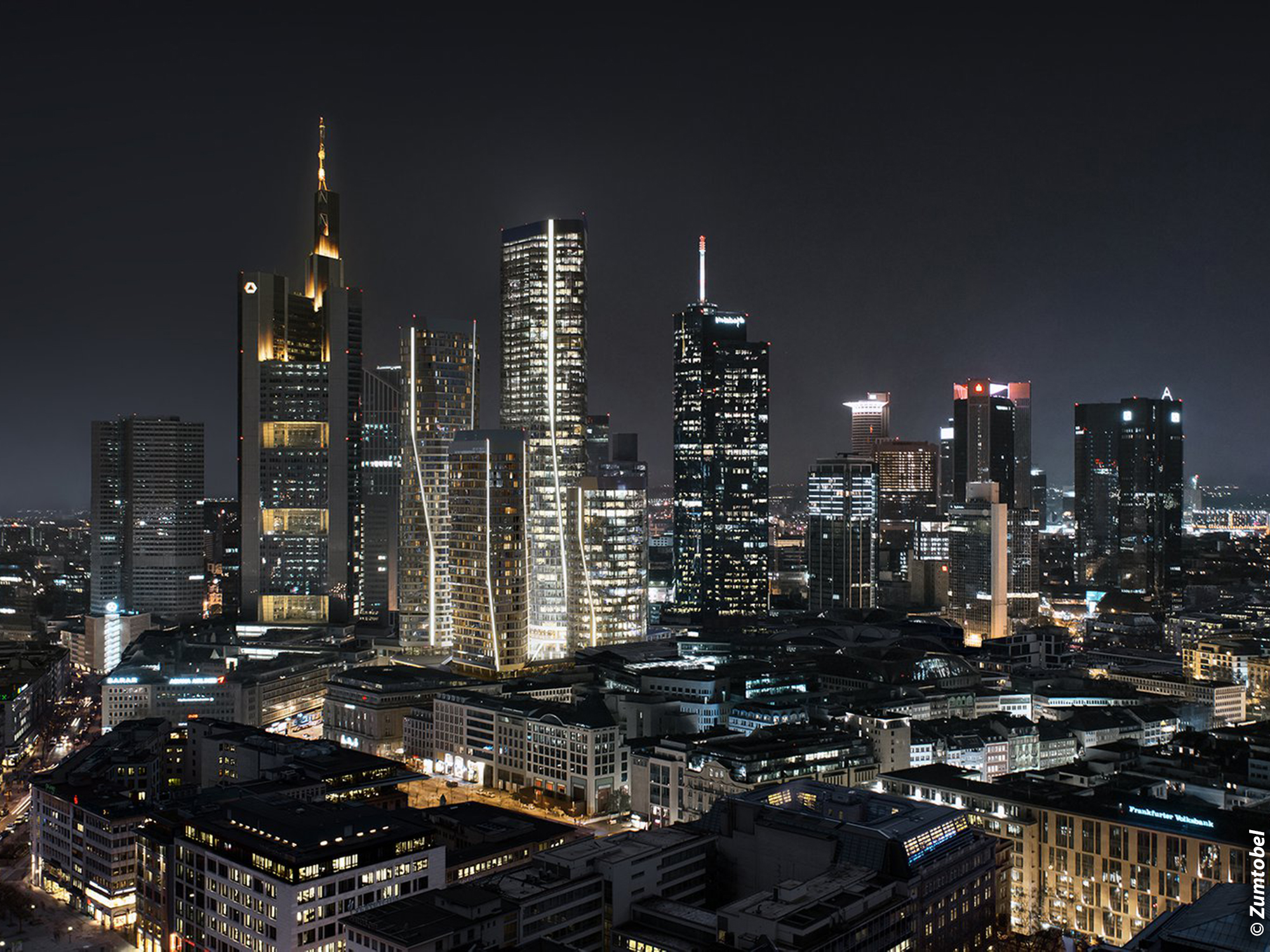 Lichtspezialist Zumtobel ist FOUR Frankfurts Lichtpartner