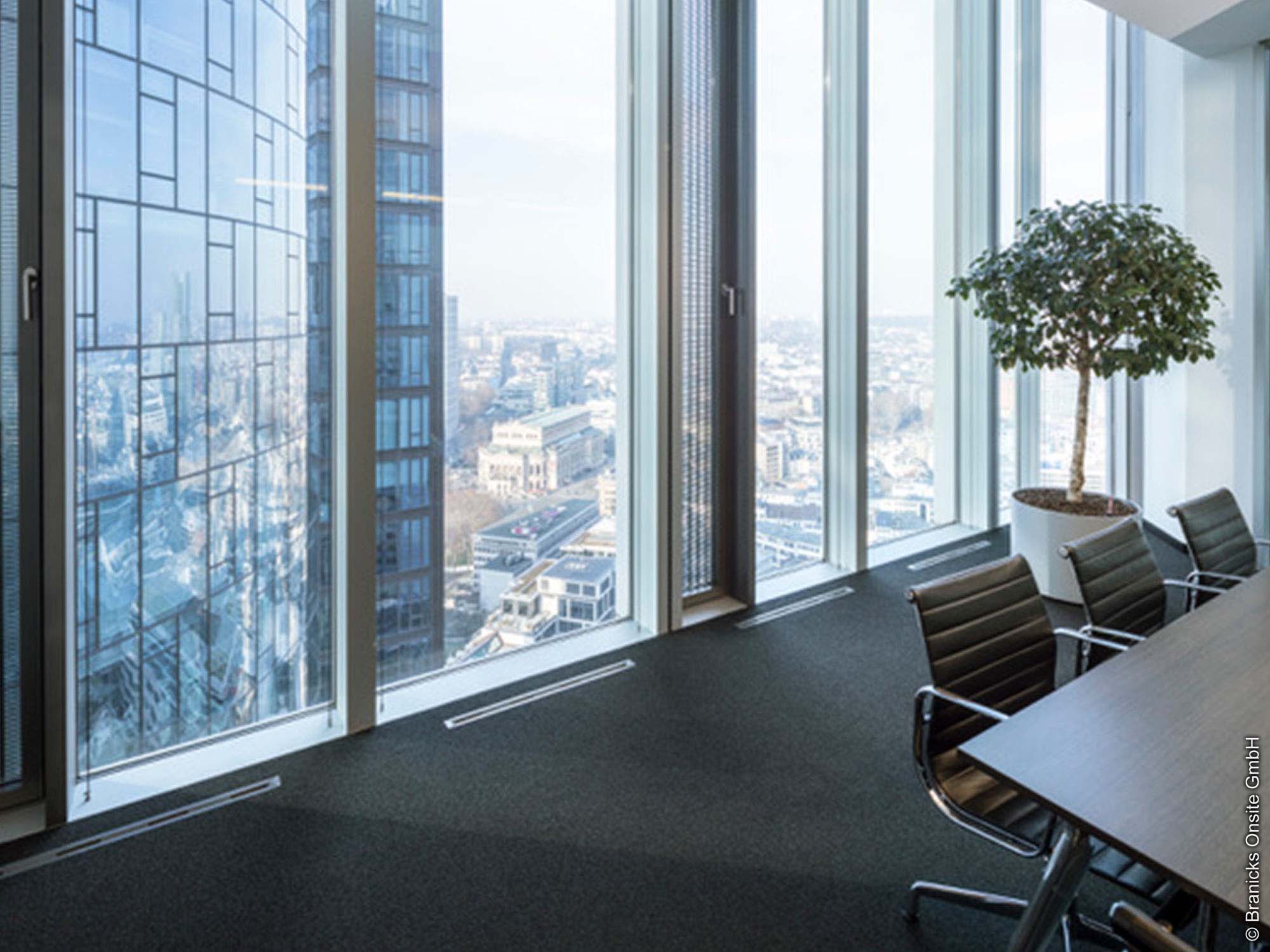 Branicks - Garden-Tower - Konzept des Konferenzraum-Ausblicks Branicks - Frankfurt - Ausblick - Hochhaus - Büroräume - Konferenzräume