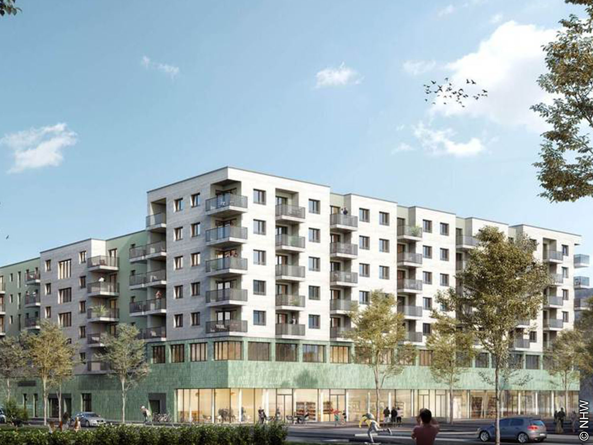 Erste Wohnungen im neuen Quartier in Bockenheim in Kürze bezugsfertig – größtes Vorhaben seiner Art in Hessen