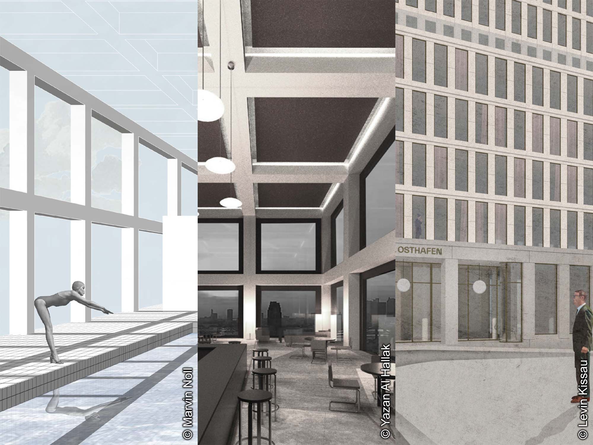 Architekten von Morgen entwerfen Hochhaus im Osthafen Frankfurt