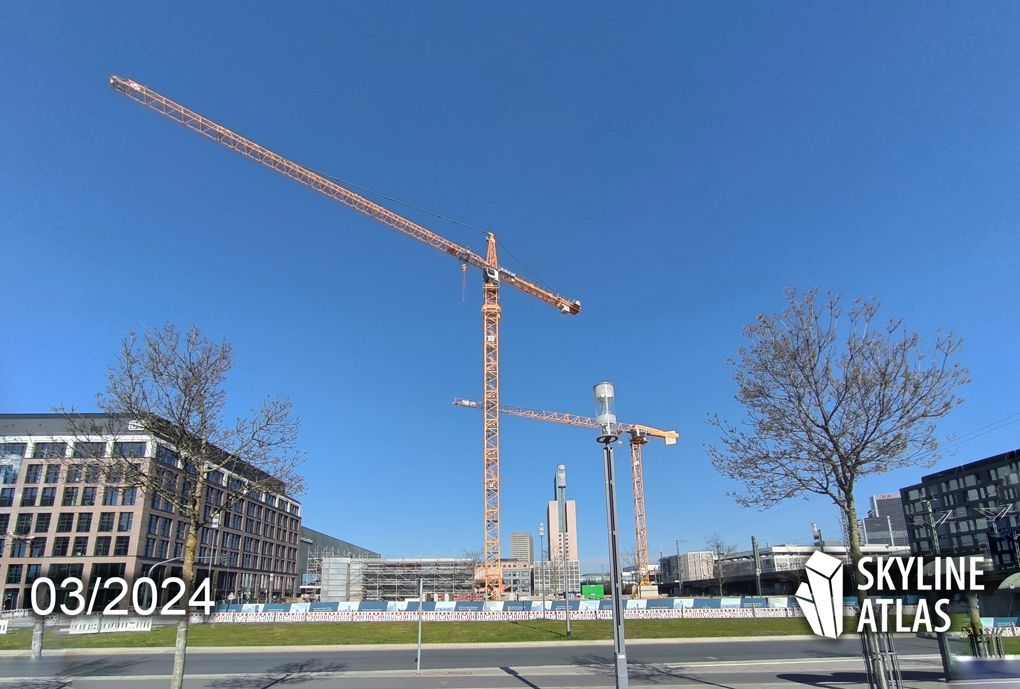 Spardabank-Tower-Europaallee-Messeingang-Süd-März-2024 Spardabank - Tower - Europaallee - Messeingang - Süd - März - 2024