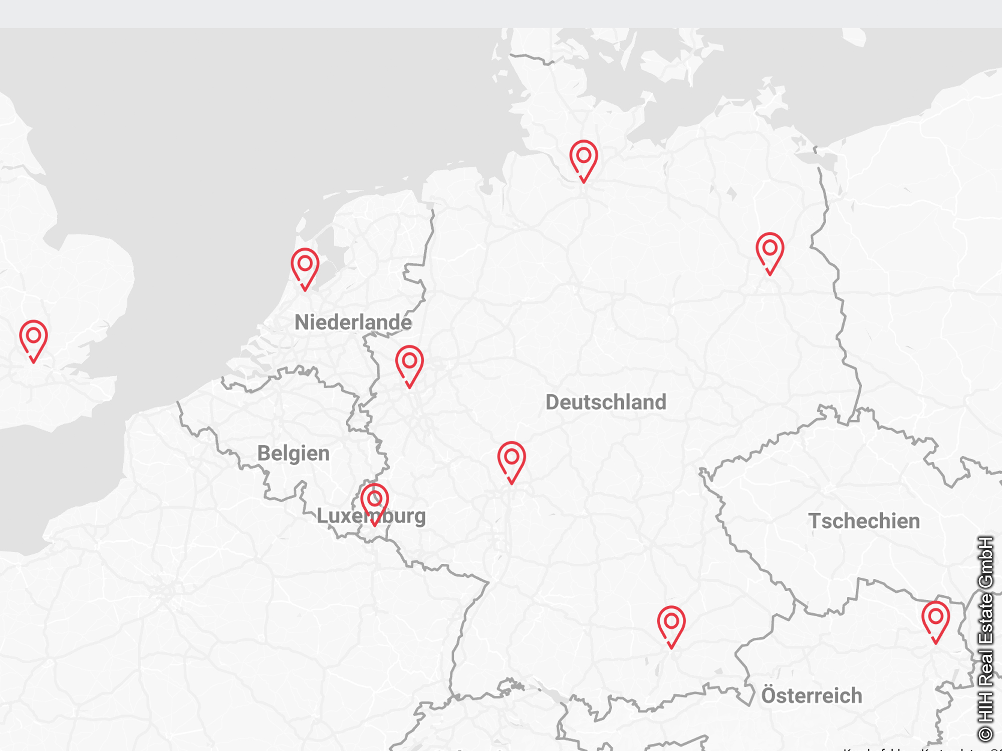 HIH - Real - Estate - Standorte - Karte
