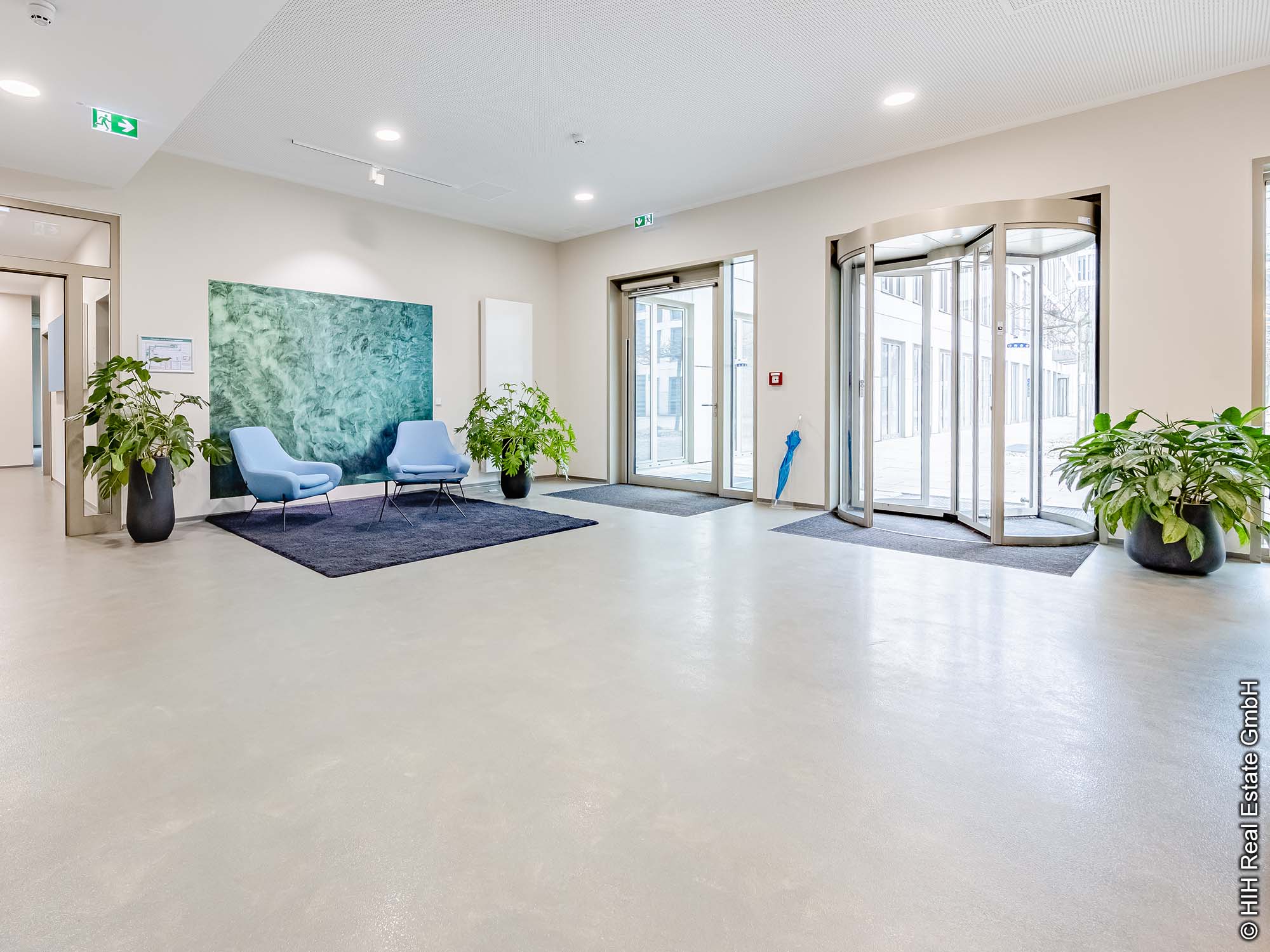 HIH - VERSO - Wiesbaden - Bürogebäude - Moderne Büroflächen - Lobby - Eingangsbereich