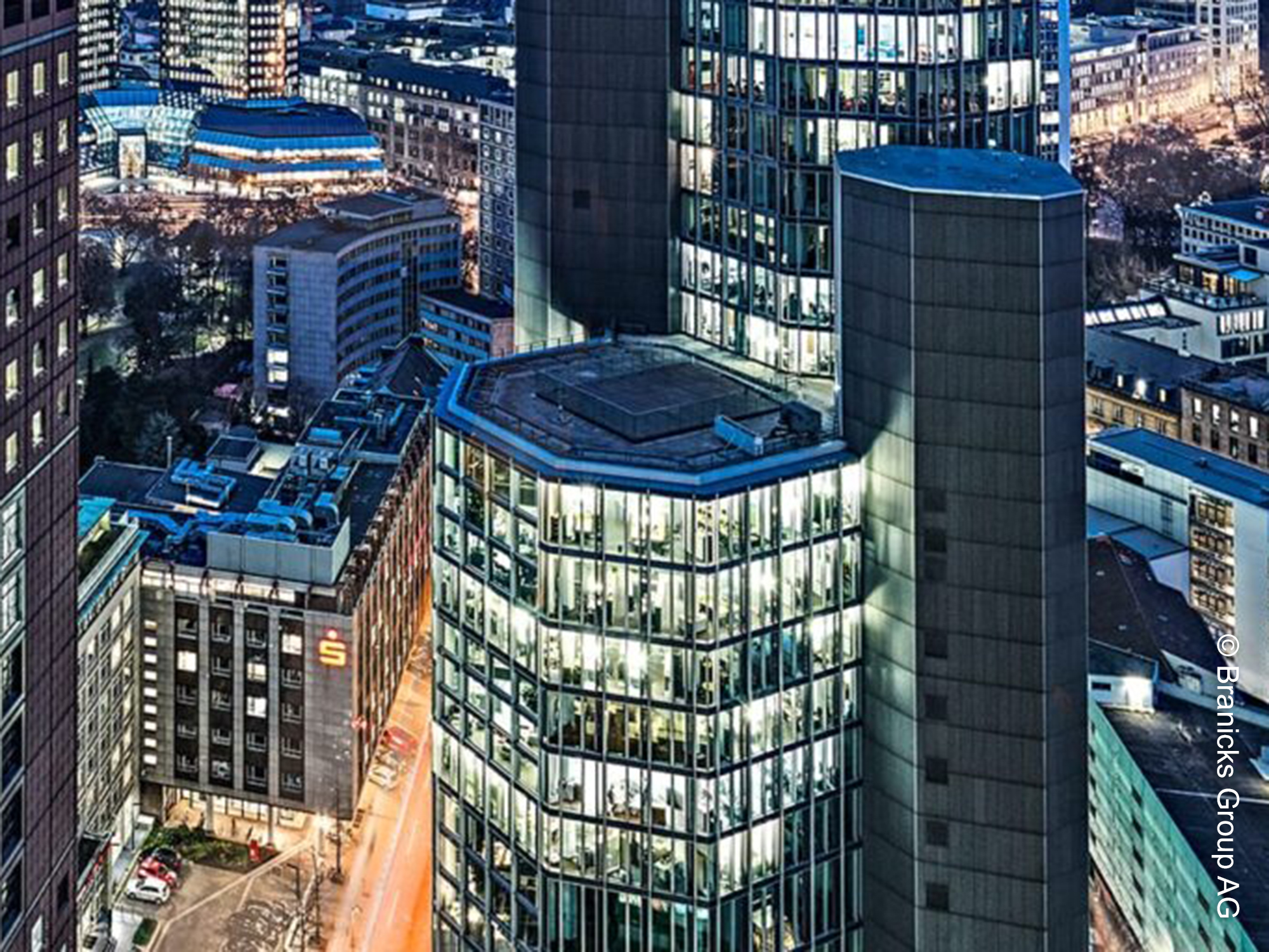 Branicks - Garden - Tower - Skyline - Frankfurt - Bankenviertel