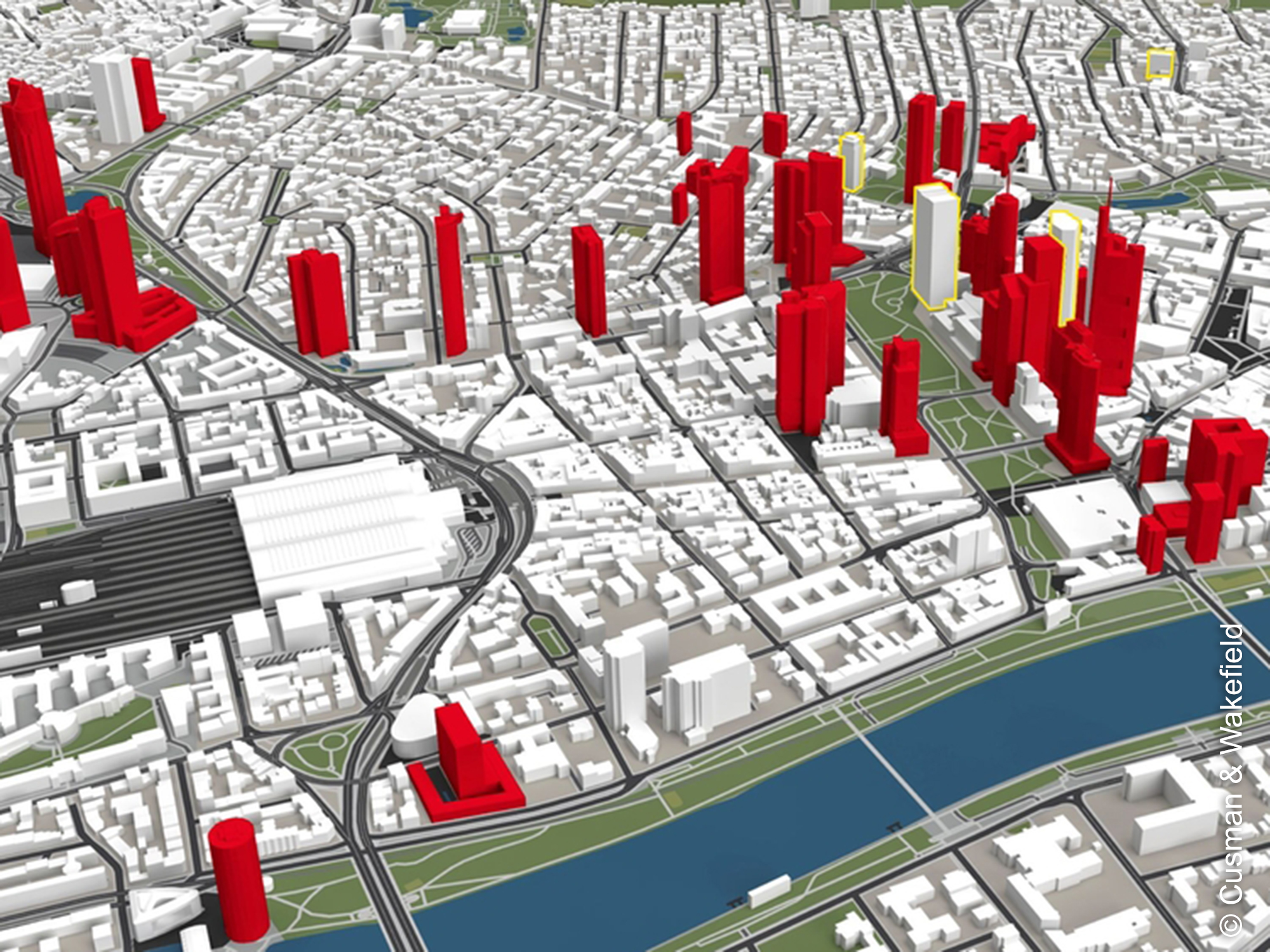 Highrise - Study - Frankfurt - Cushman - Wakefield - Hochhaeuser - Grafik