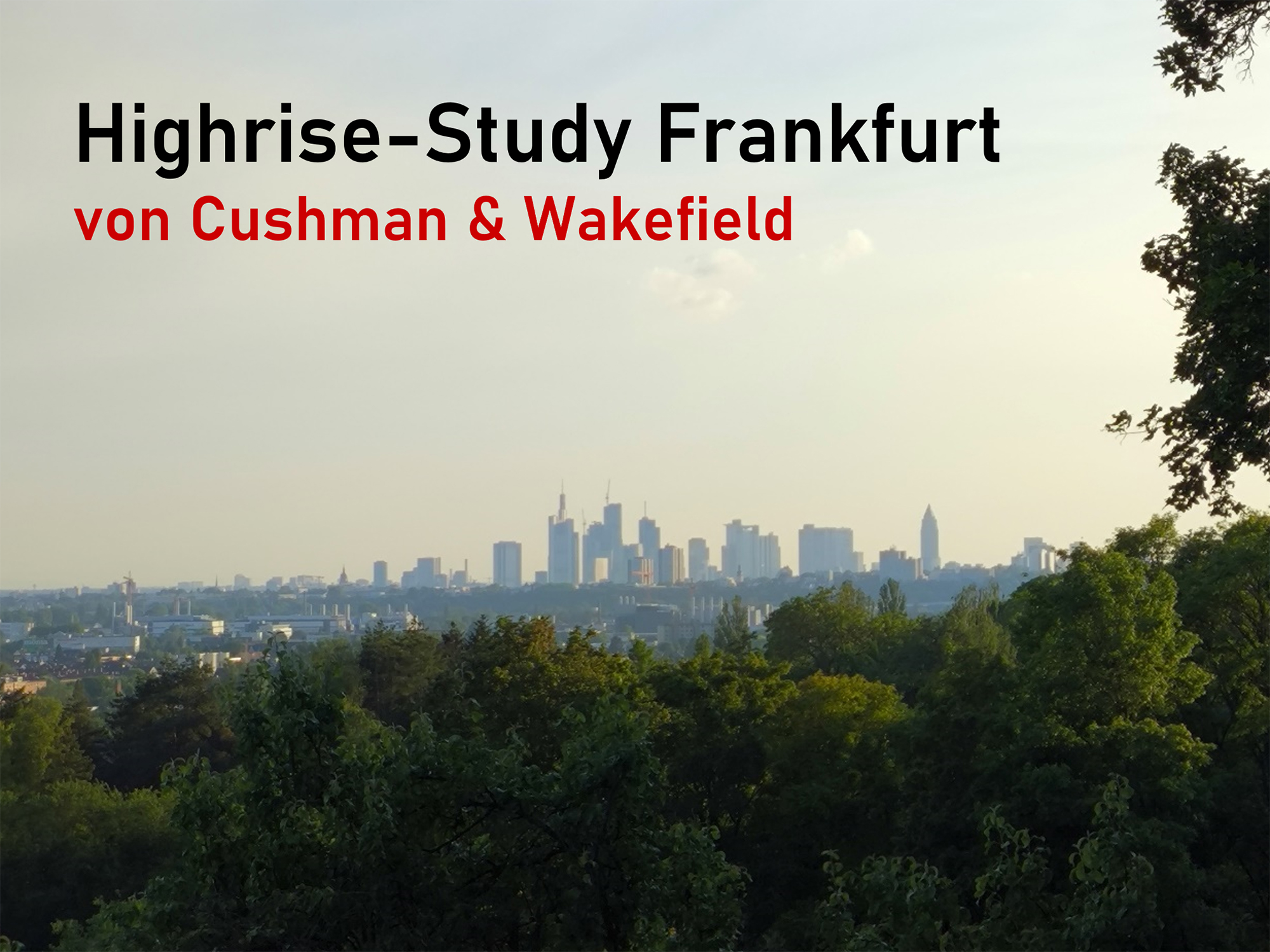 Studie zu Frankfurts Hochhäusern veröffentlicht