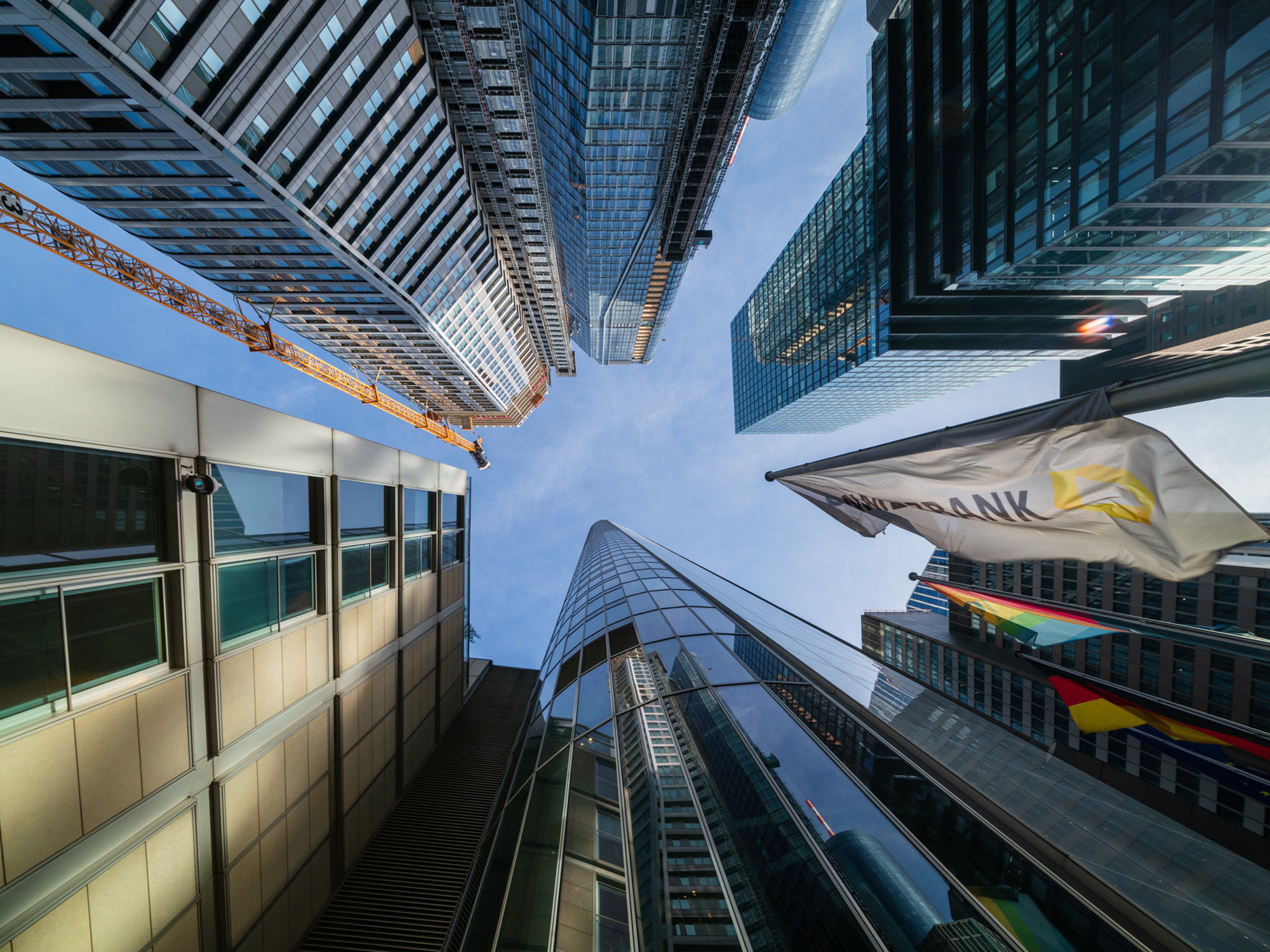 Hochhäuser - Frankfurt - Bankeviertel - Commerzbank - Omniturm - FOUR