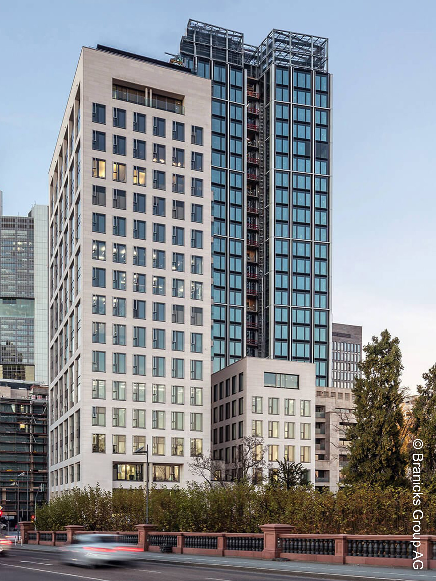 Maintor - Branicks - Group - AG - Hochhaus - Mainufer - Frankfurt