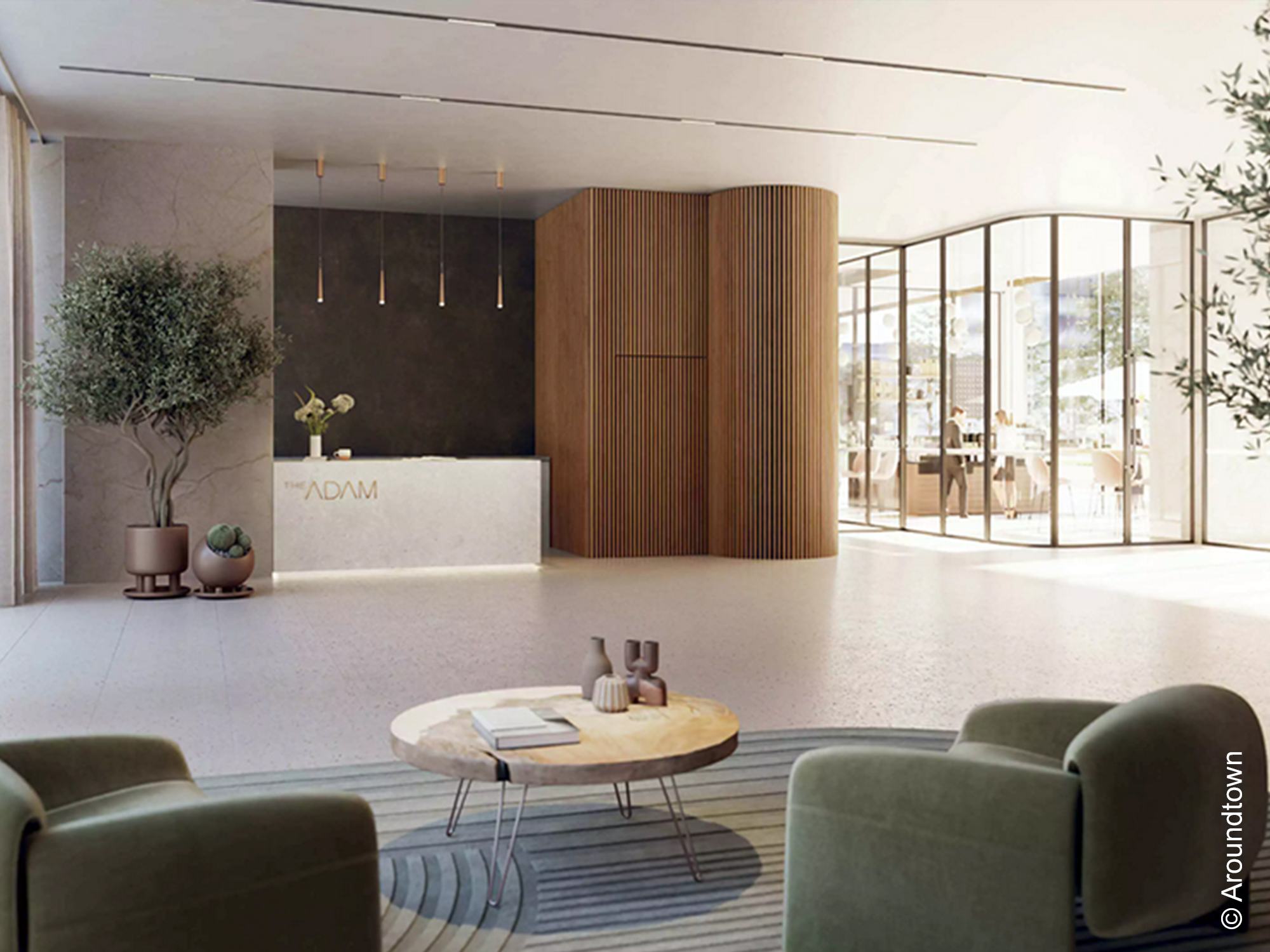 The - Adam - ATC - Aroundtown - Blackolive - Hafenstraße - Foyer