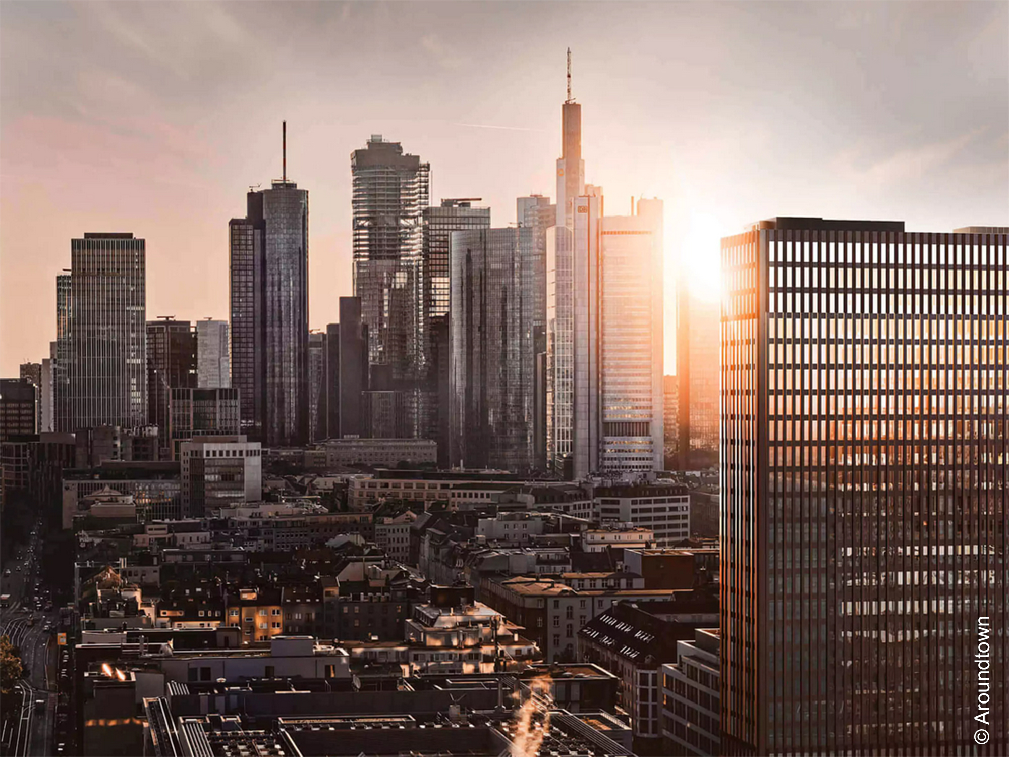 The - Adam - Aroundtown - Hafenstraße - Hochhaus - Frankfurt