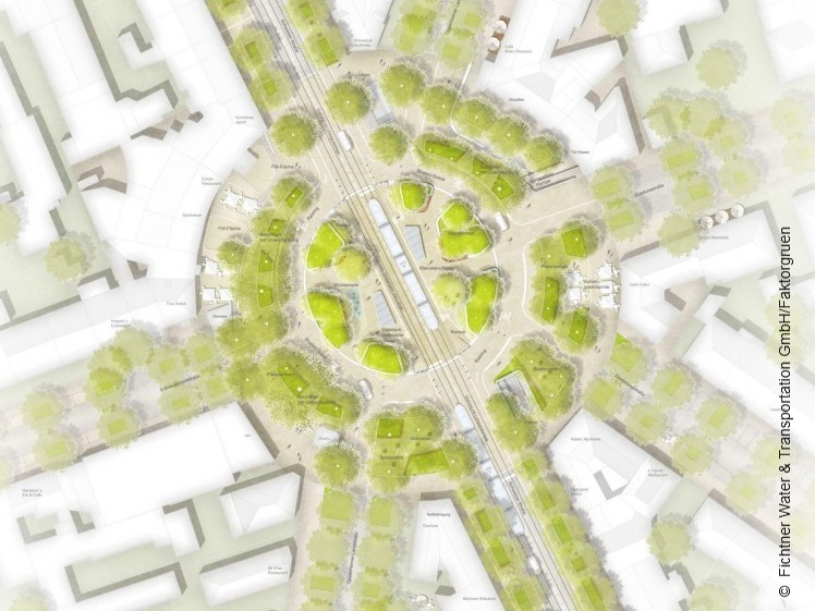 Lageplan Schweizer Straße Siegerentwurf