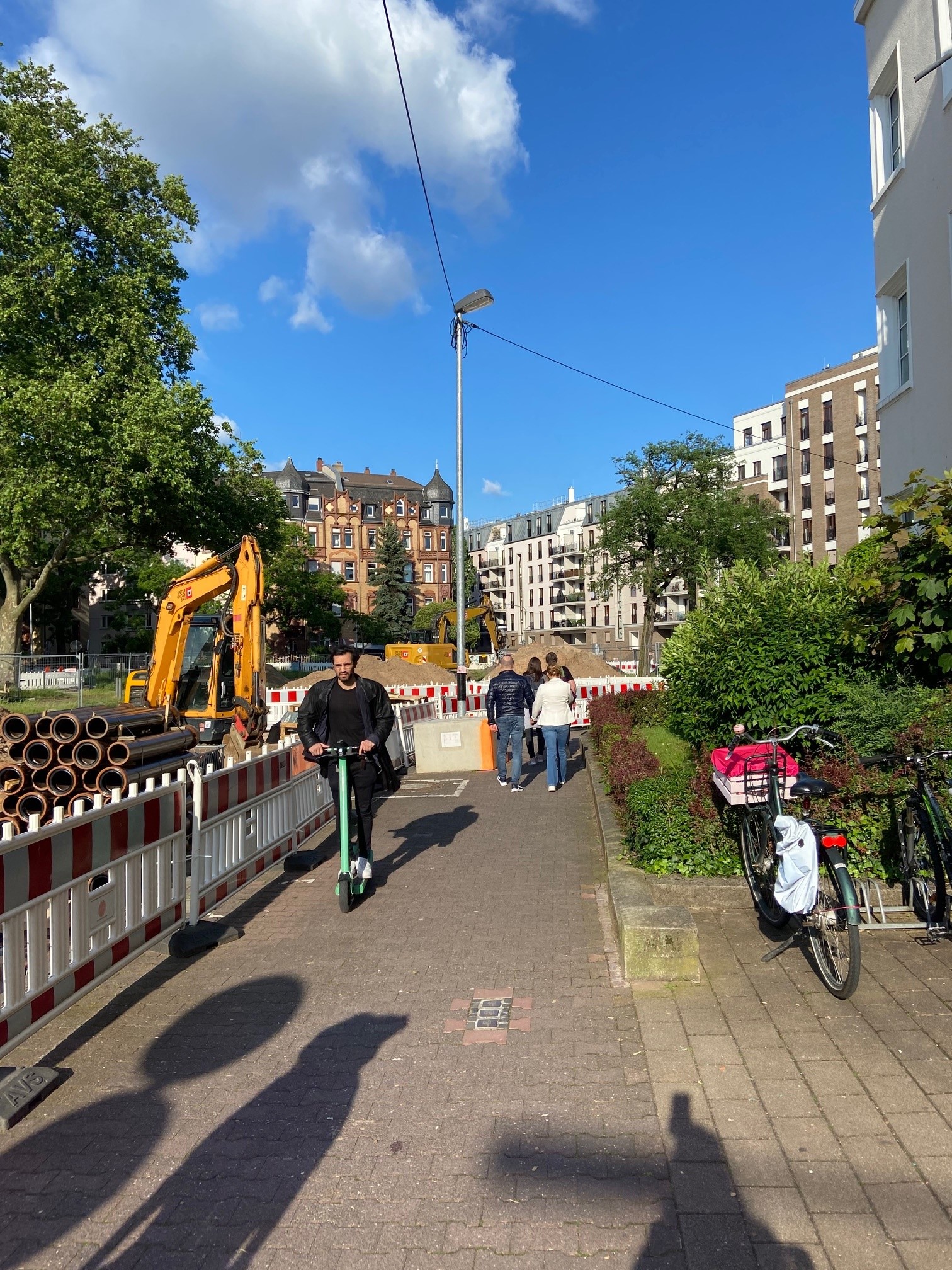 Bürgersteige Holbeinstraße