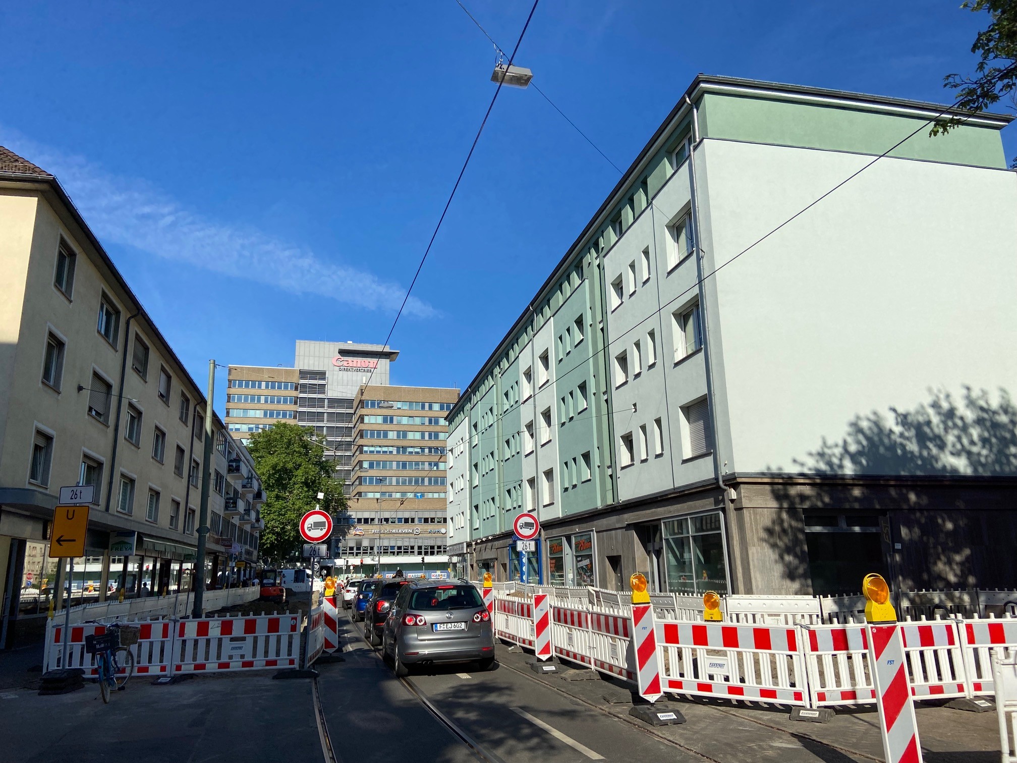Umbau Textorstraße/Darmstädter Landstraße