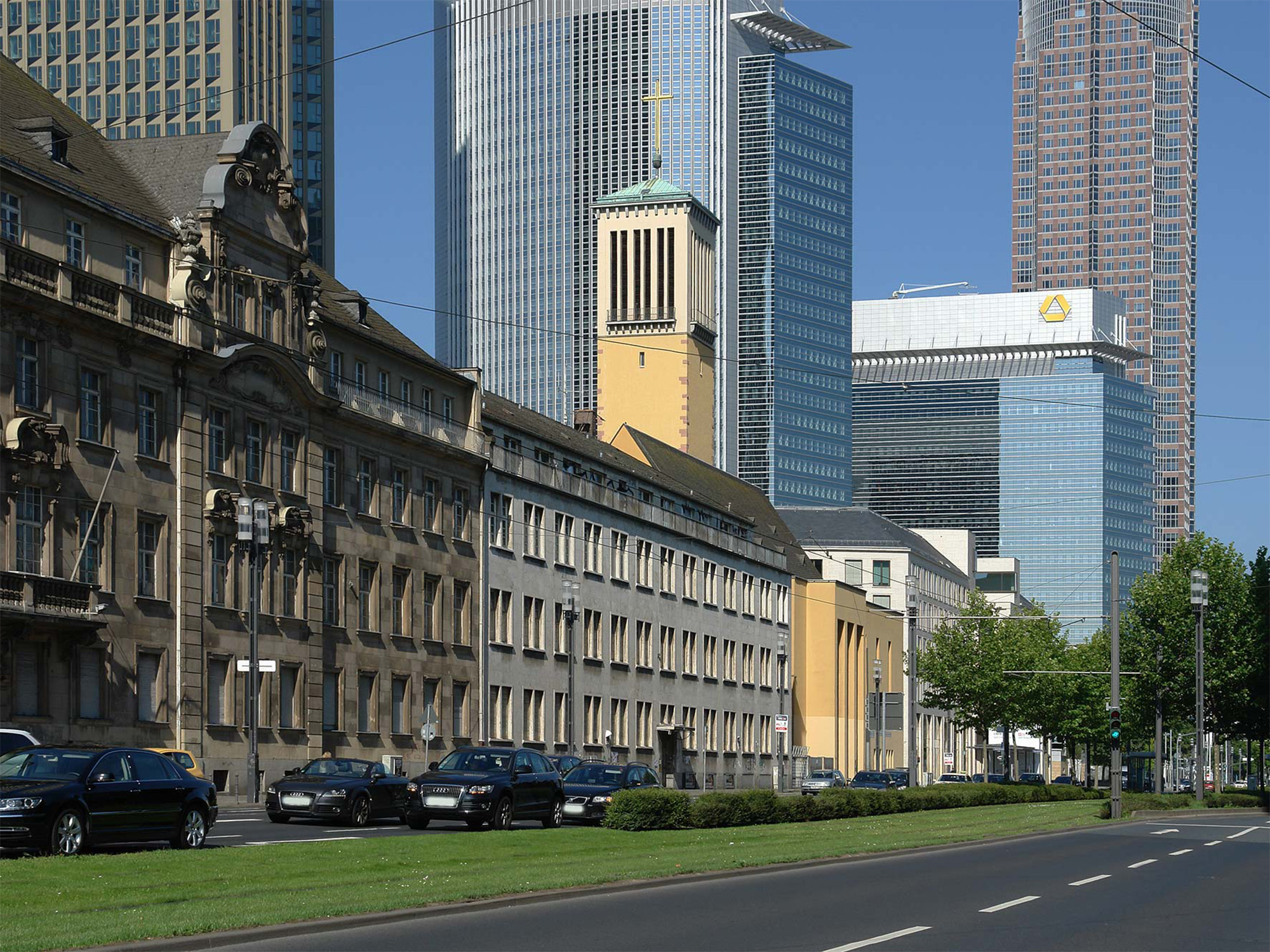 Matthäuskriche - Neubau - Hochhaus - Friedrich - Ebert - Anlage