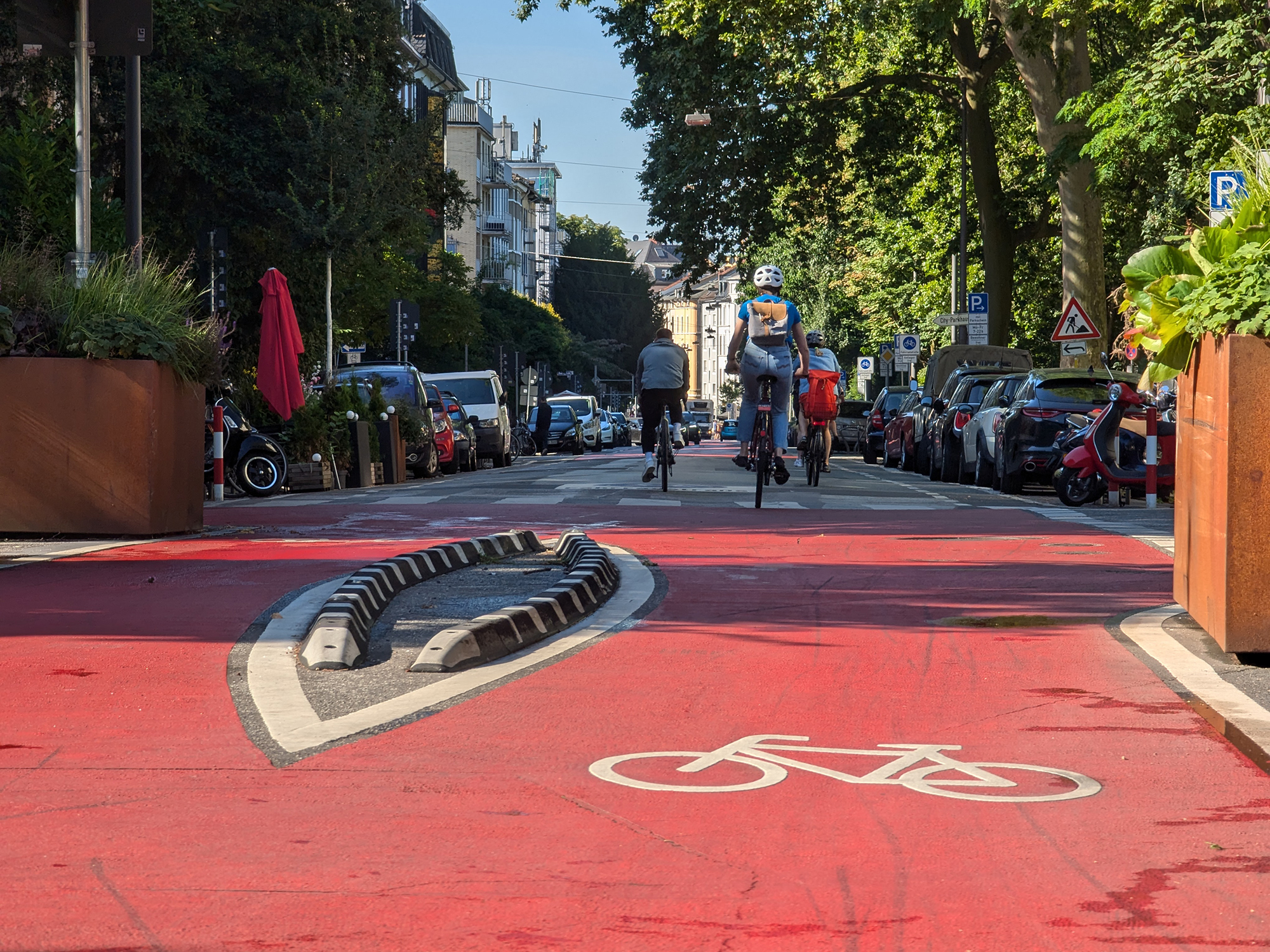 Fahrradfreundliche Umgestaltung des Oeder Wegs bleibt bestehen