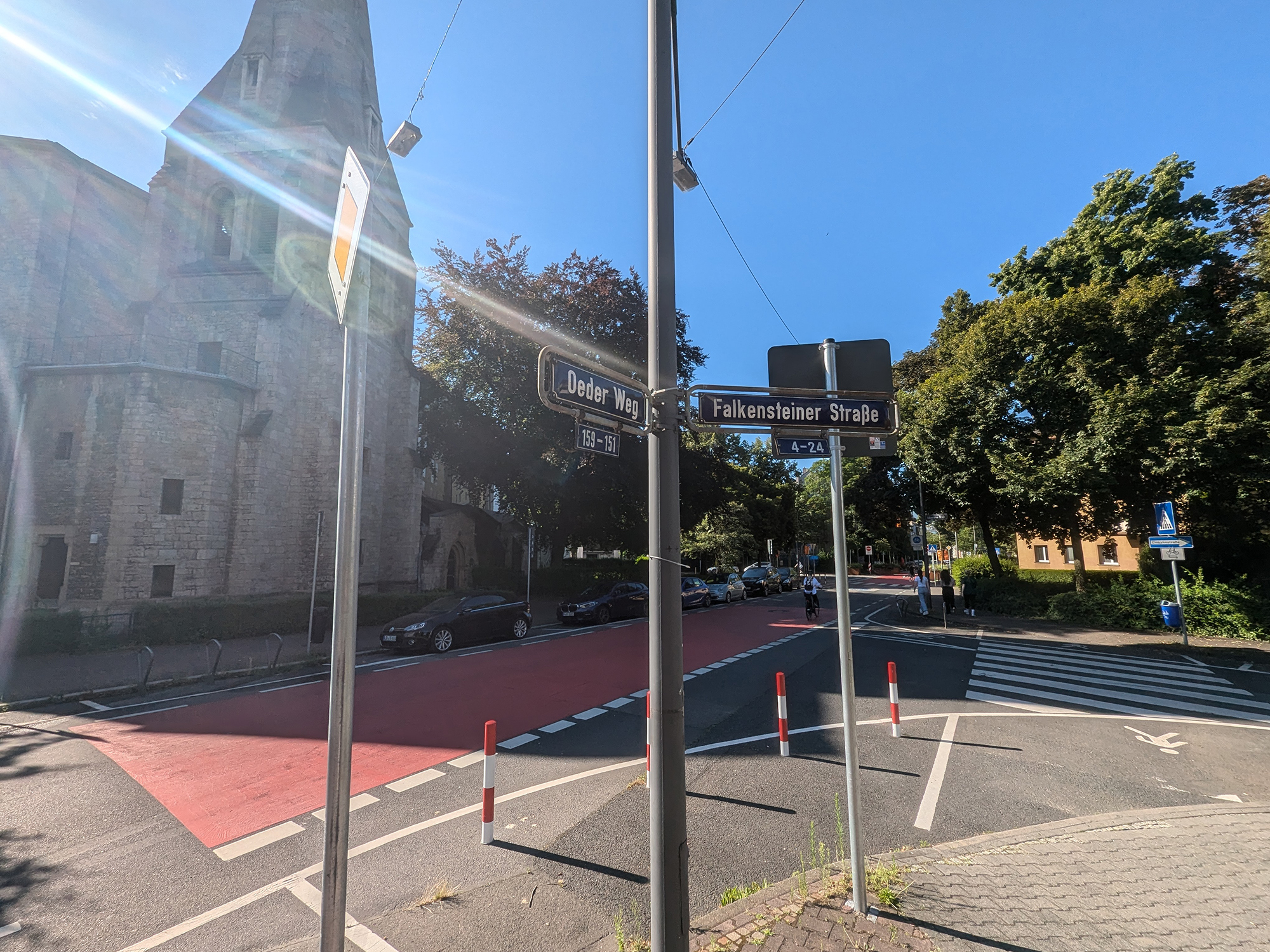 Oeder - Weg - Fahrradstraße - Nordend - Frankfurt
