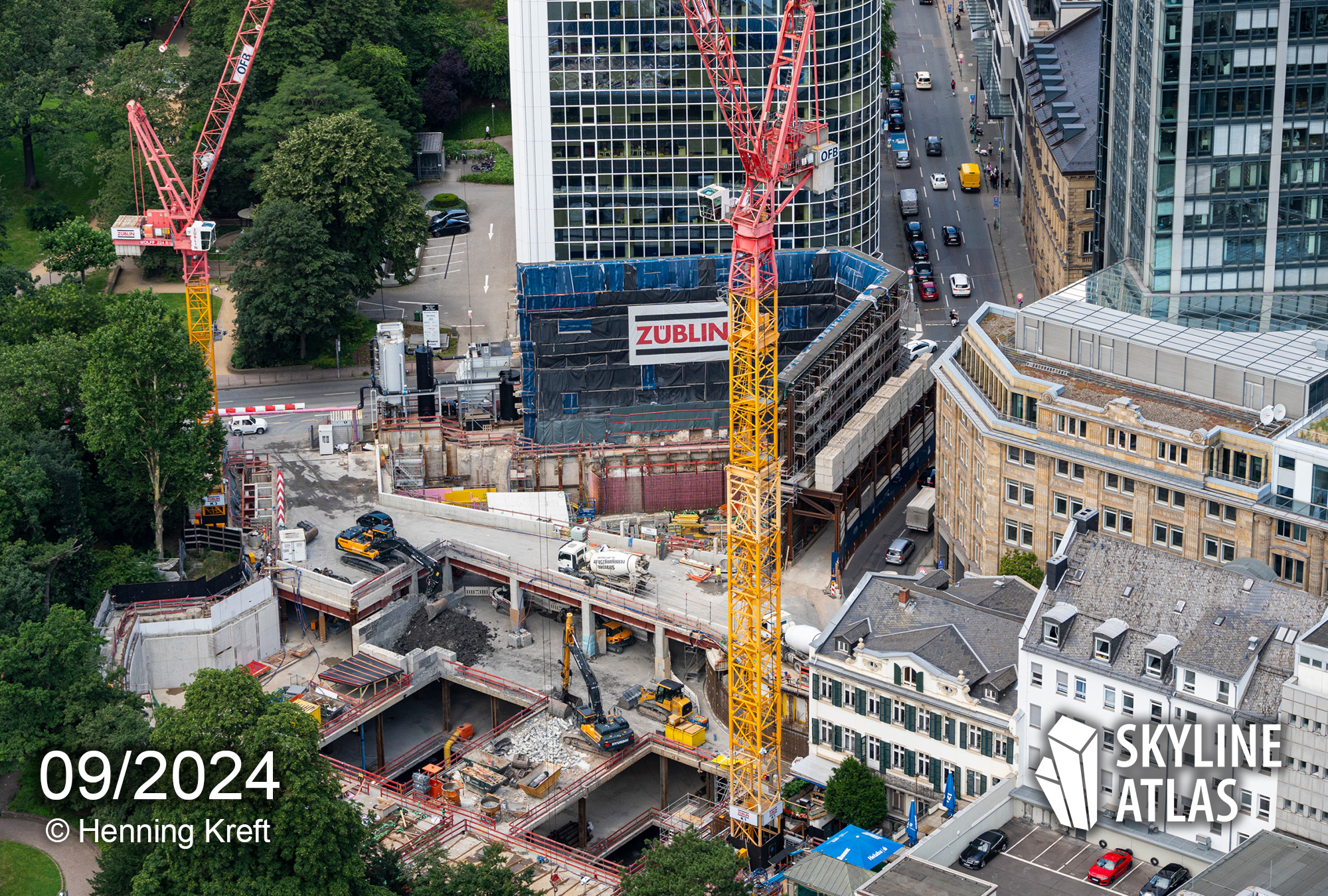 Central - Business - Tower - Baustelle - Hochhaus - Zueblin - September - 2024