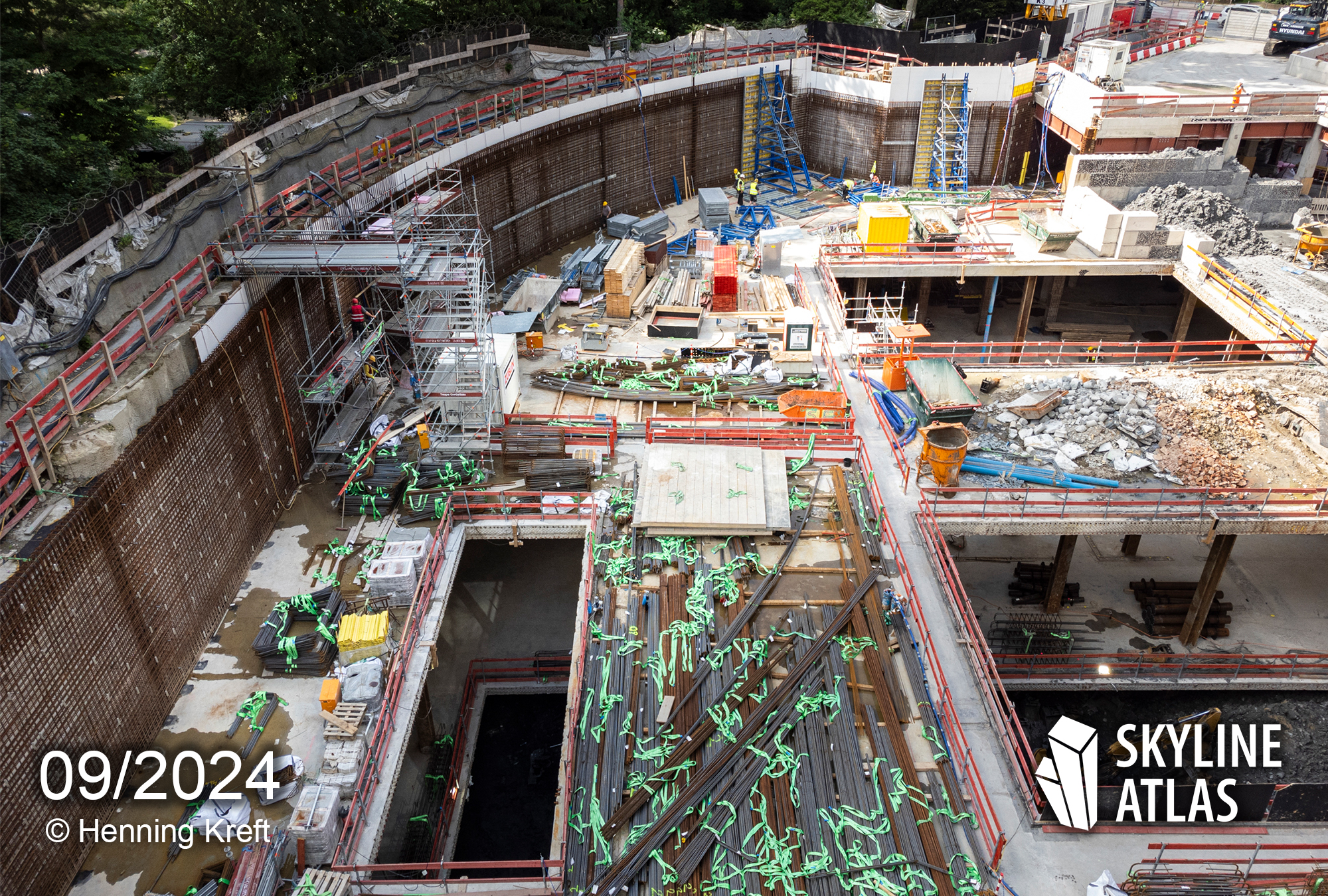 Central - Business - Tower - Zueblin - Baustelle - Hochhaus - September - 2024